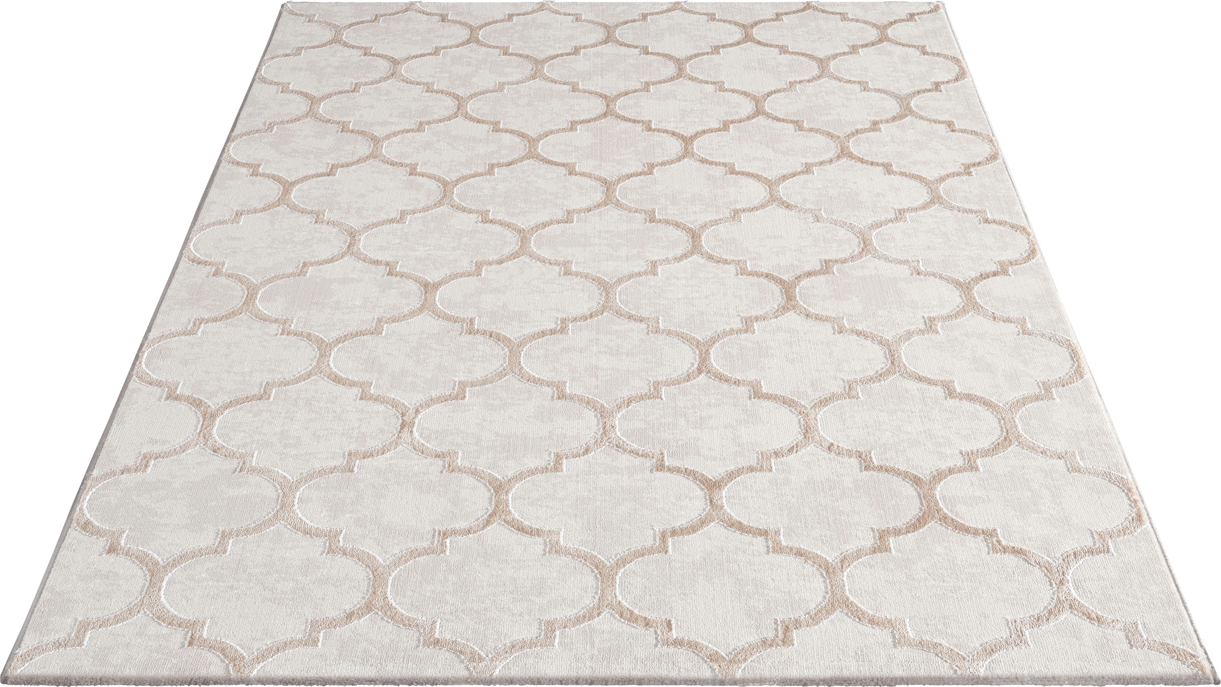 merinos Tapis »Studio 28262« Rectangulaire 12 mm Höhe Kurzflorteppich, Hoch Tief Effekt, modernes Skandic Design