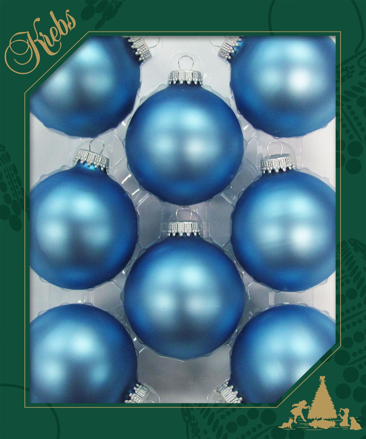 Krebs Glas Lauscha Weihnachtsbaumkugel »CBK90006, Weihnachtsdeko, Christbaumschmuck, Christbaumkugeln Glas«