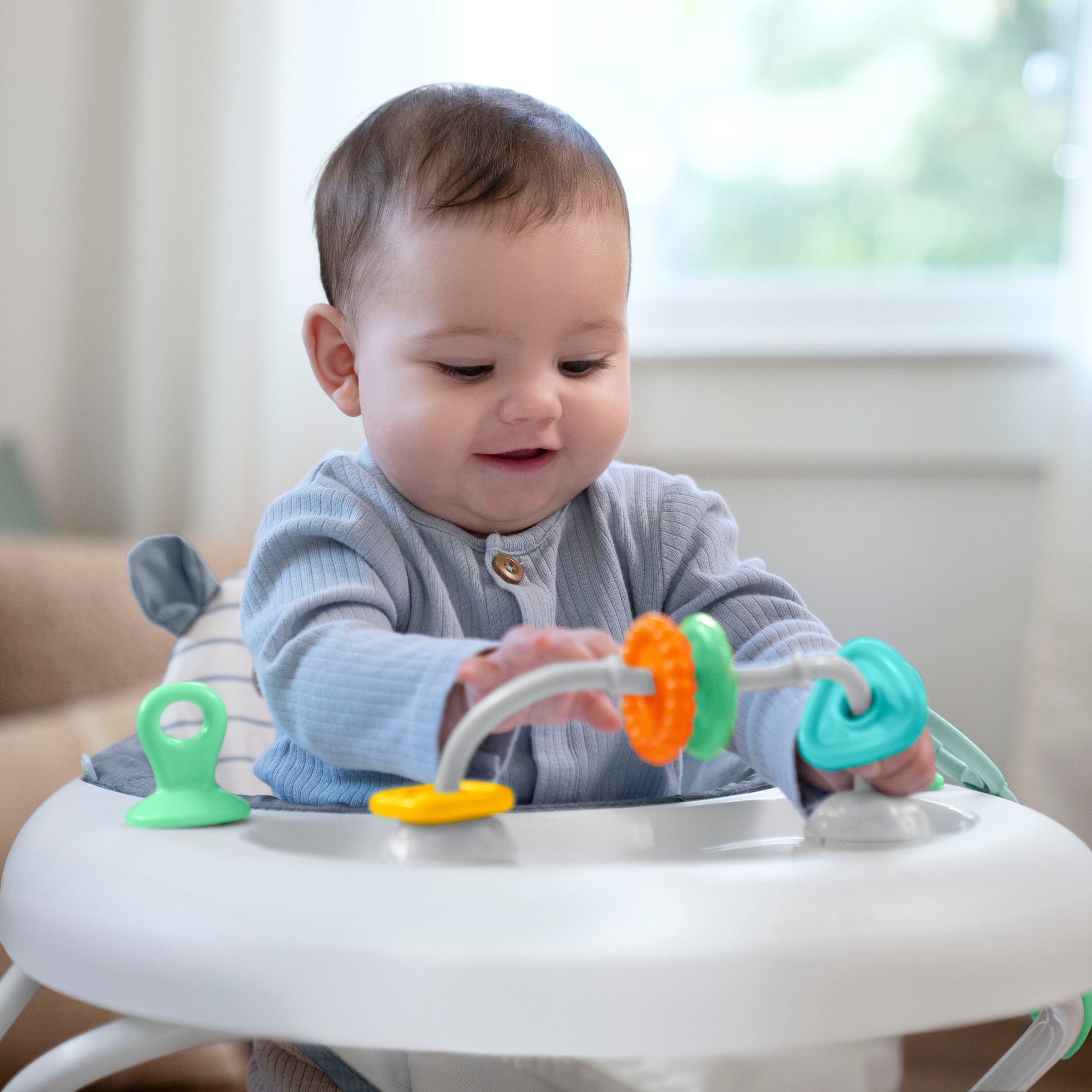 ingenuity Trotteur »Smooth Strides Activity Walker - Chambray«