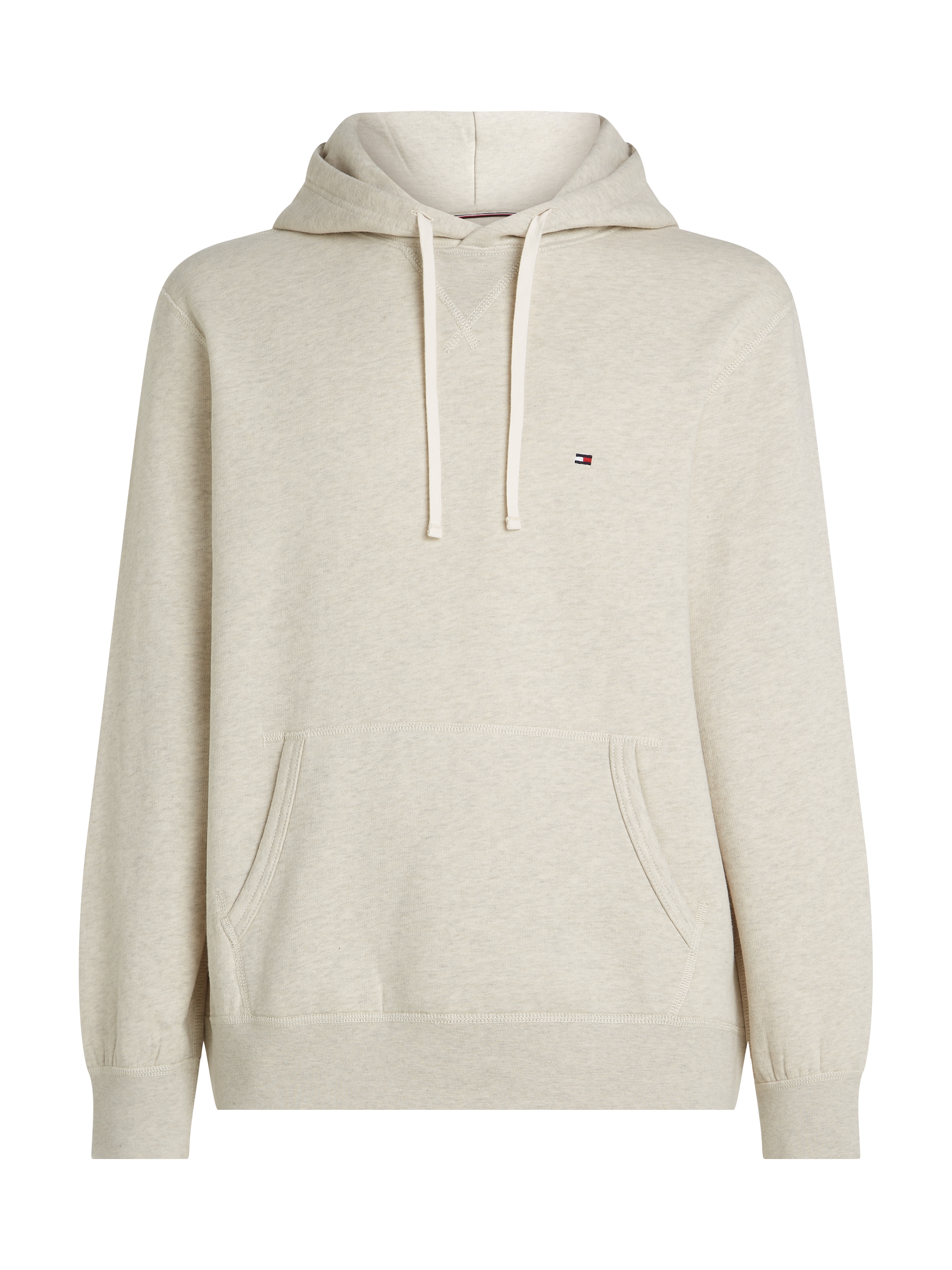 Tommy Hilfiger Hoodie »ESS SEASONAL FLEECE HOODY mit Kapuze und Kängurutasche«, unifarben, casual, regular fit, Baumwollmix, Kapuze
