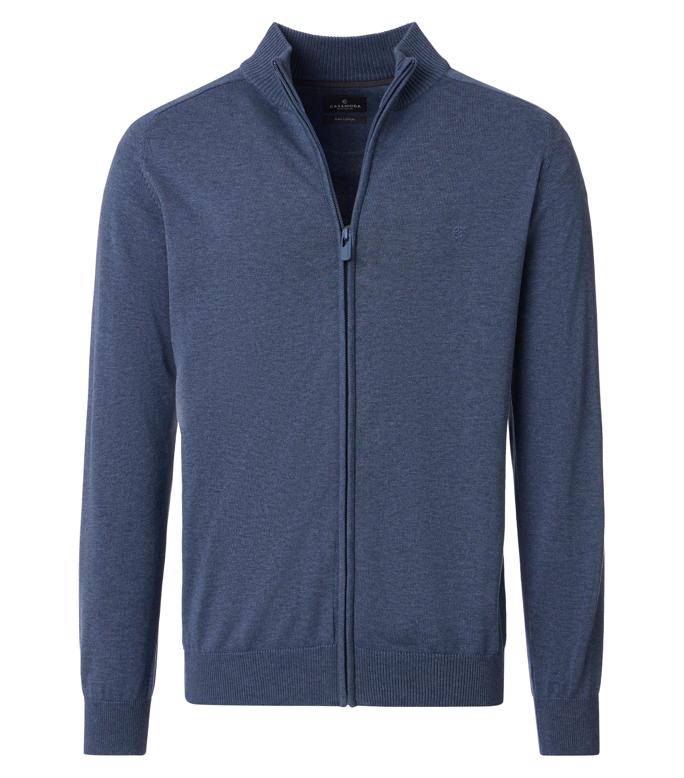 CASAMODA Veste en tricot »Strickjacke« avec col montant et fermeture éclair