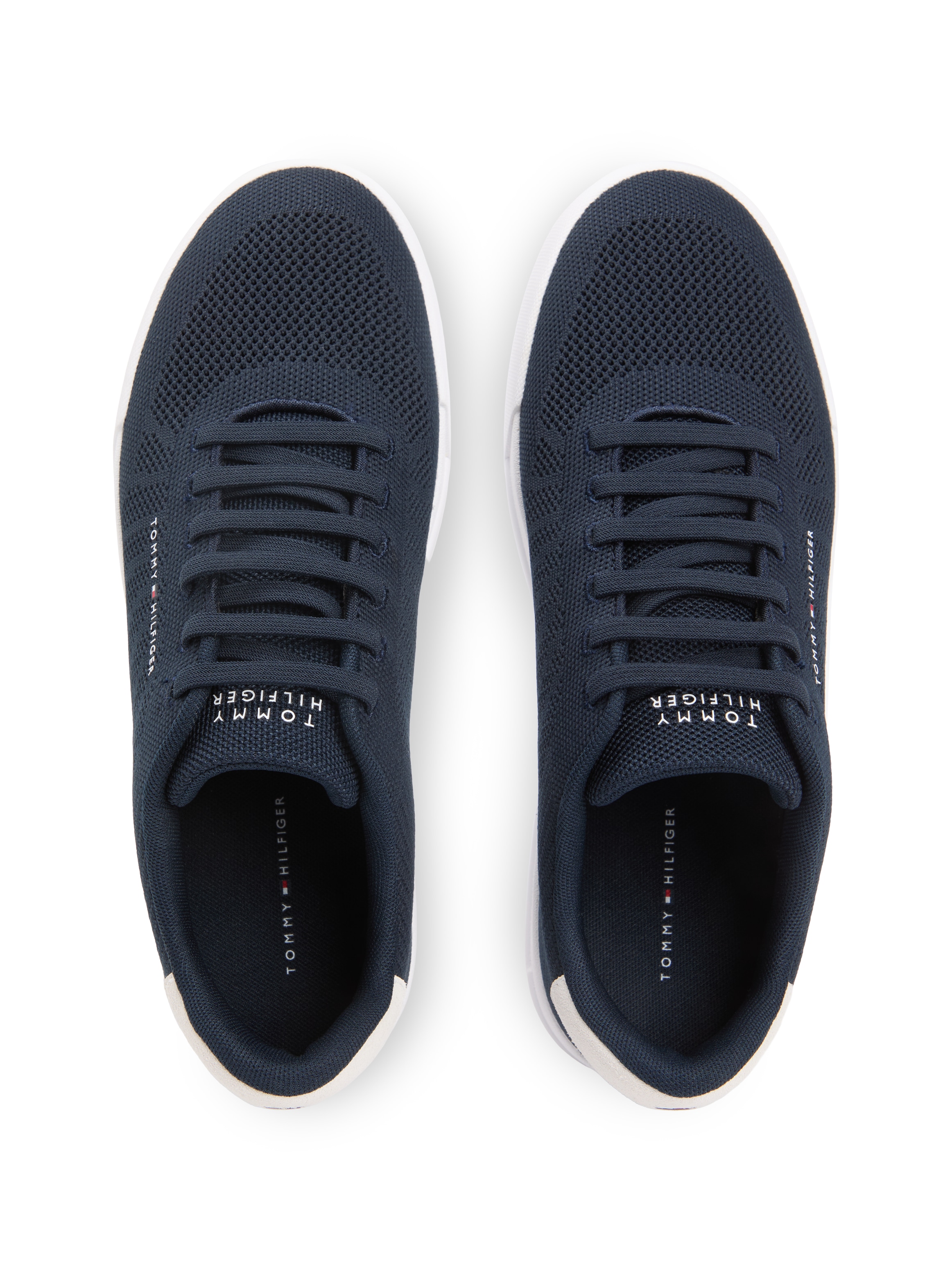 Tommy Hilfiger Baskets slip-on »TH COURT KNIT«  Chaussure de loisir, chaussure basse, chaussure à enfiler en look tricot tendance