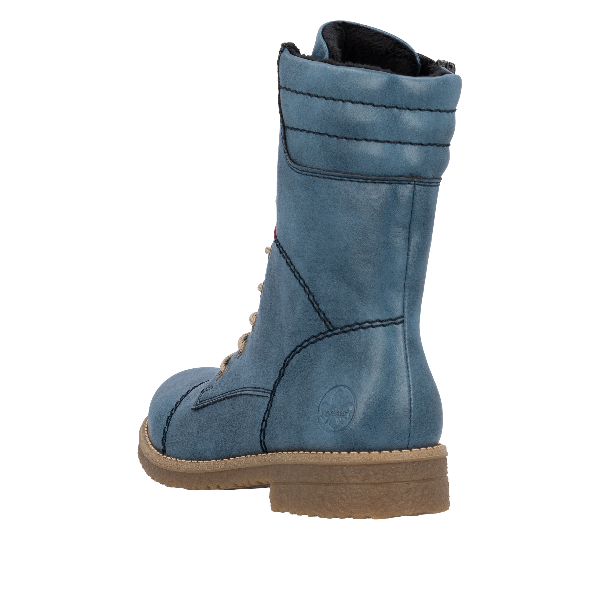 Rieker Schnürstiefelette  Schnürboots, Herbstboots mit gepolstertem Schaftrand