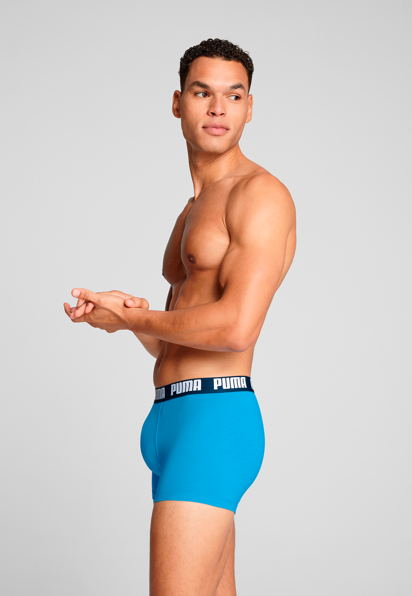 PUMA Boxers »PUMA MEN EVERYDAY BASIC BOXERS 2P« Packung, 2er Pack,  mit Puma Webbund
