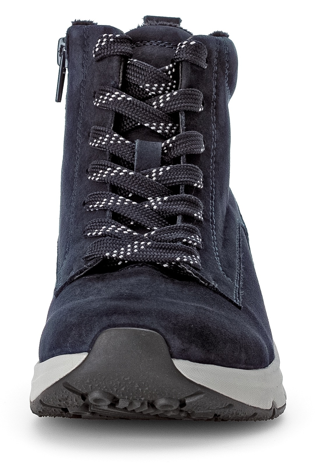 rollingsoft Schnürboots  , Keilabsatz, Freitzeitschuh, High-Top-Sneaker, Label an der Ferse