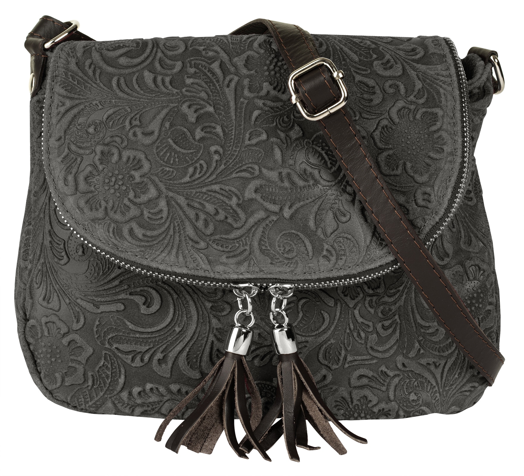 Samantha Look Sac à bandoulière echt Leder, Made in Italy