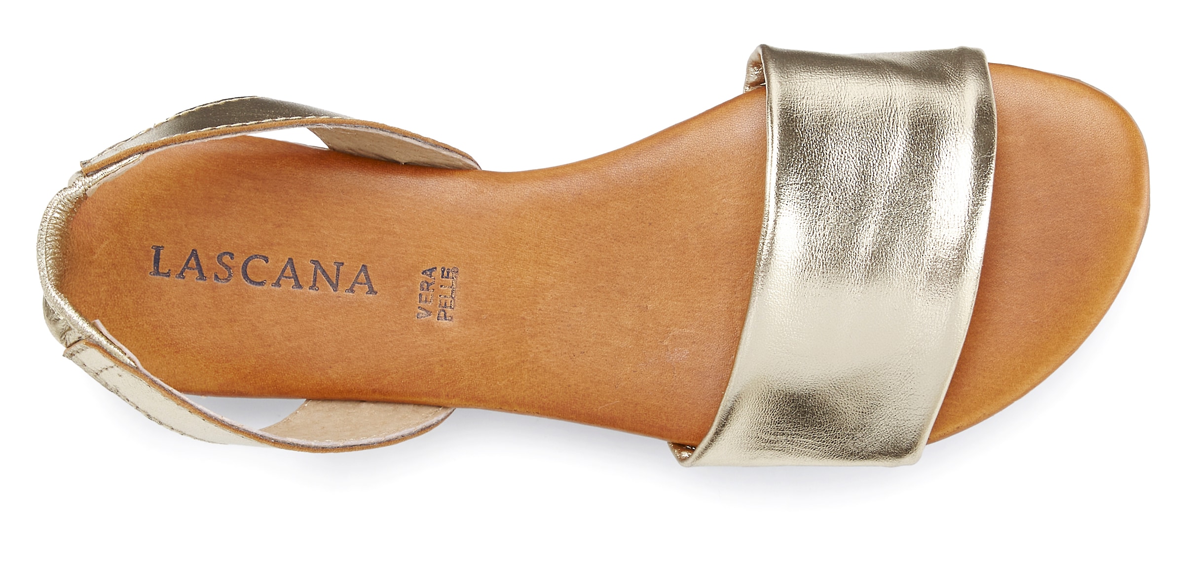 LASCANA Sandale »Sommerschuh, offener Schuh, Mule, Pantolette«  NOUVEAU en cuir avec bride élastique