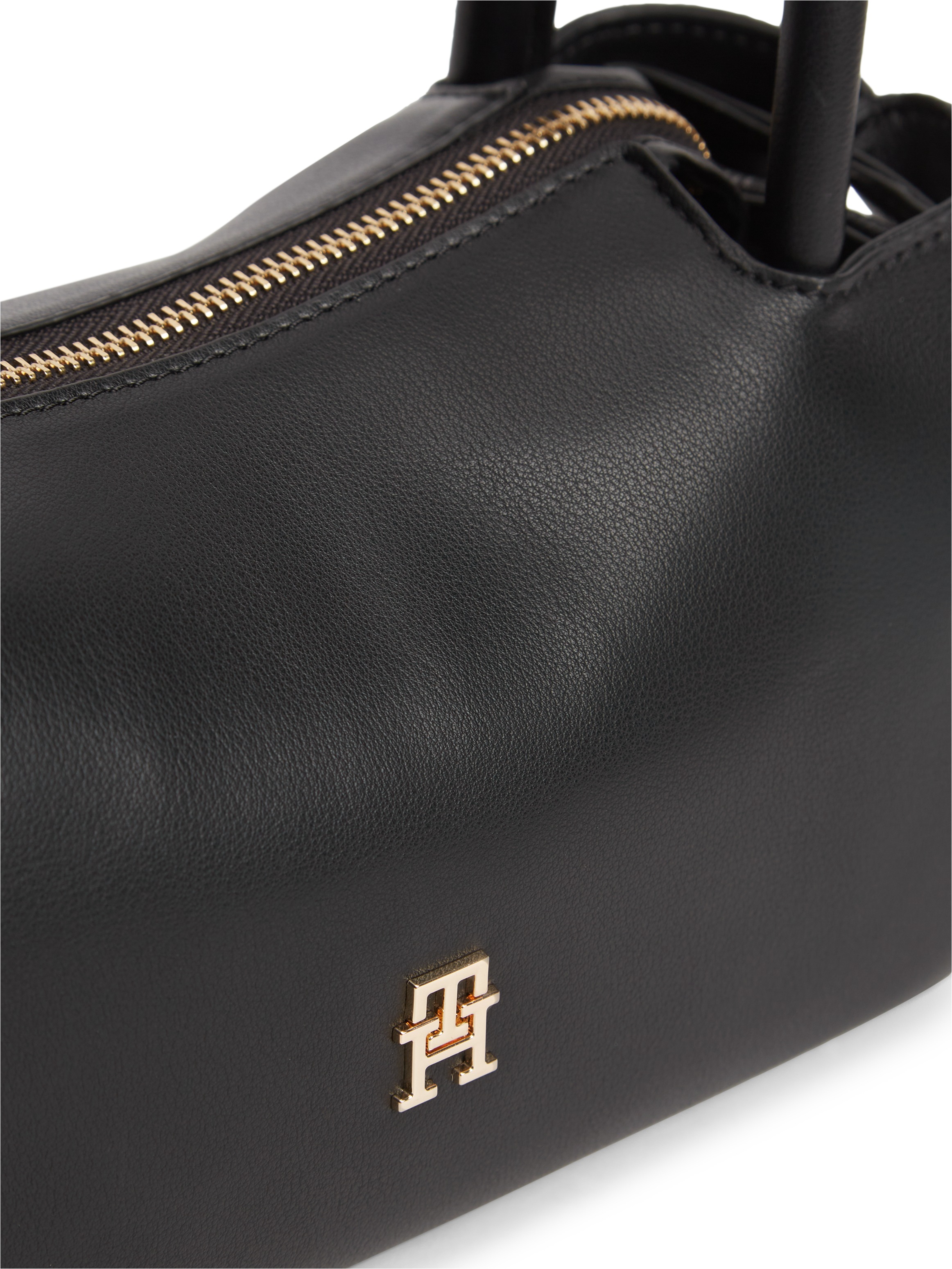 Tommy Hilfiger Henkeltasche »TH LOGOTAPE SHOULDER BAG« Damen Handtasche mit doppeltem Tragegriff