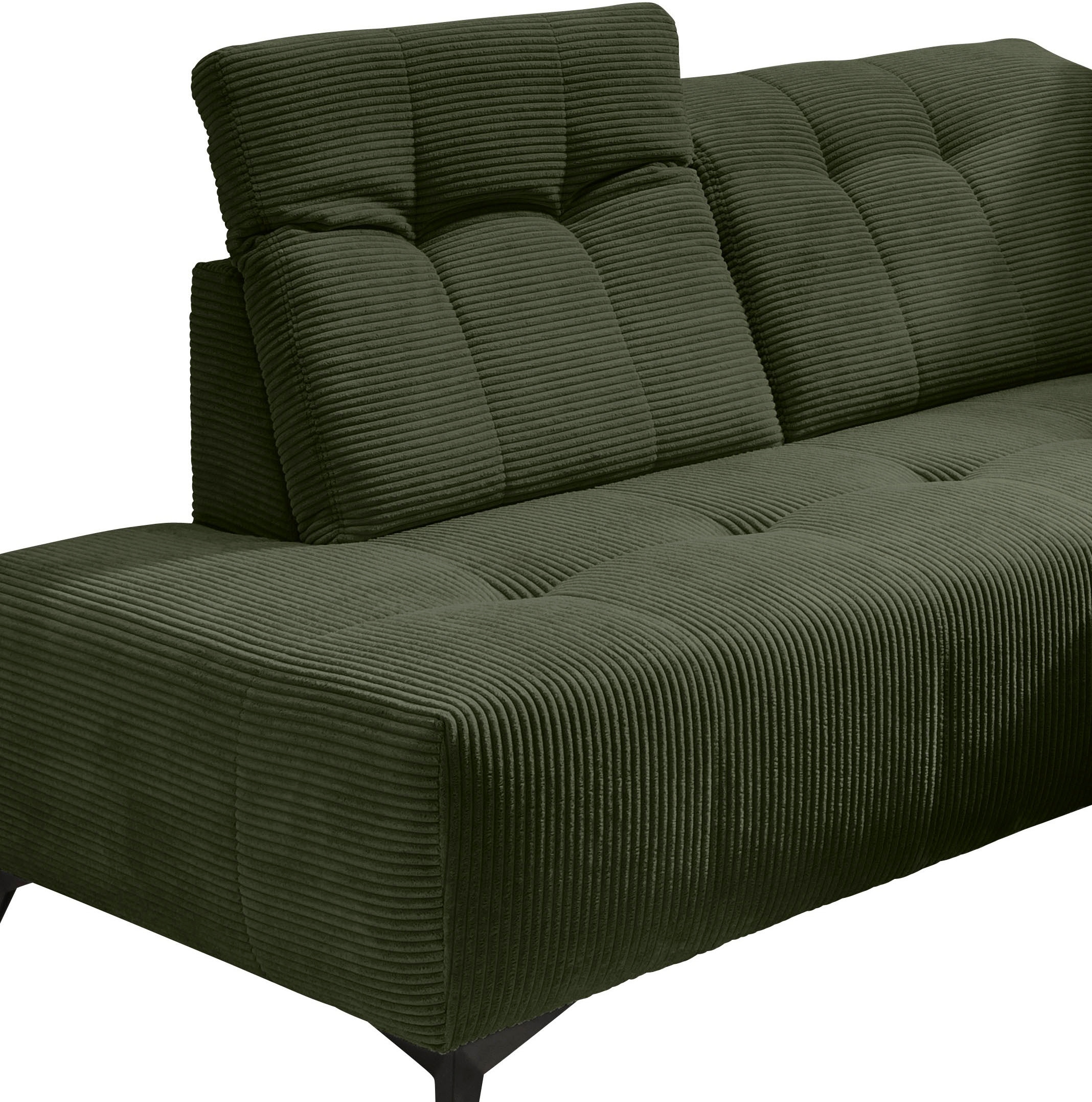 Home affaire Ecksofa »Lazio modern und bequem, schmale Armlehnen, tolle Detailverarbeitung« zwei verschiedene Fussfarben wählbar