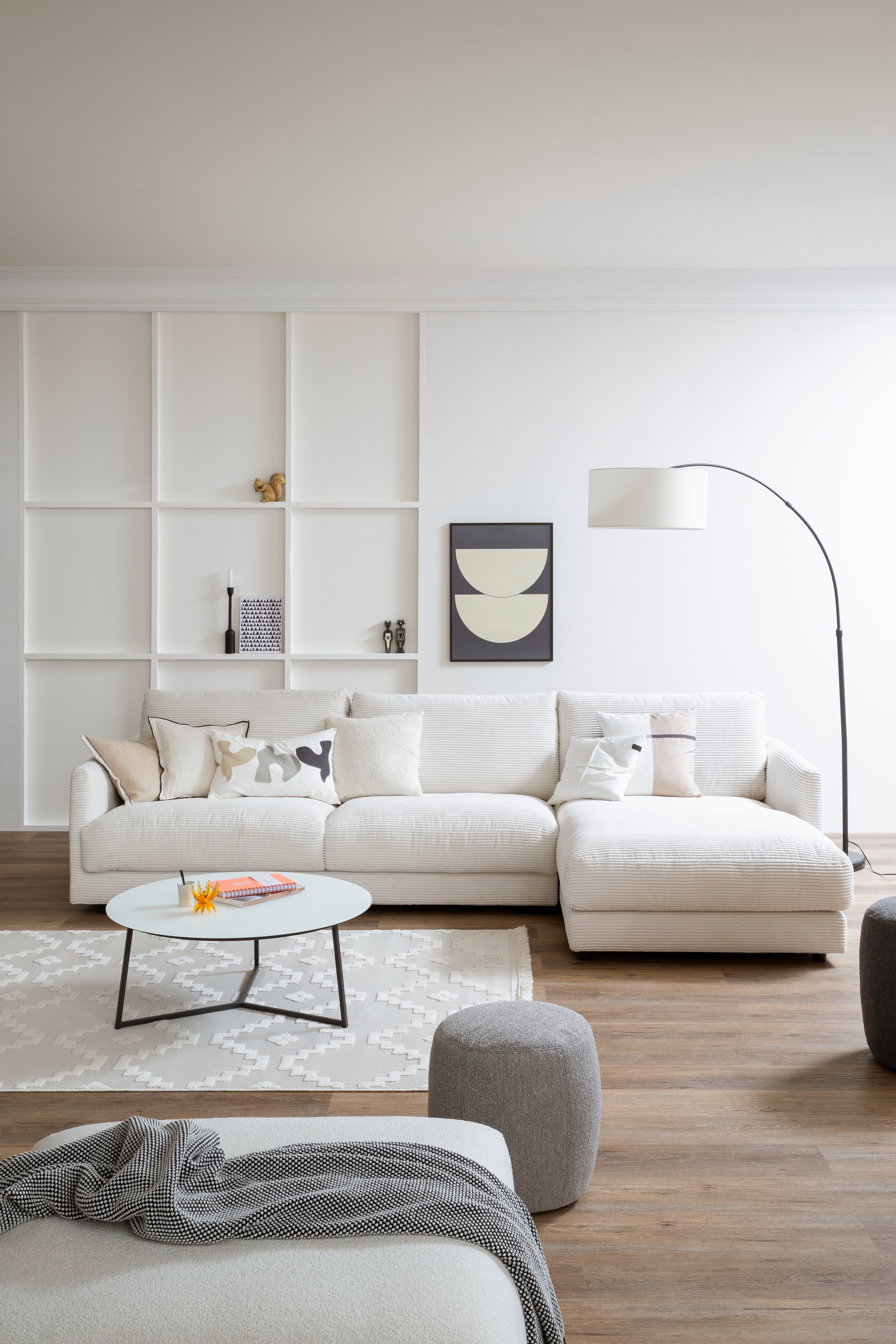 SCHÖNER WOHNEN-Kollektion Teppich »Summer 6352« rechteckig 6 mm Höhe In- und Outdoor geeignet, Hoch Tief Struktur, Robuster Teppich