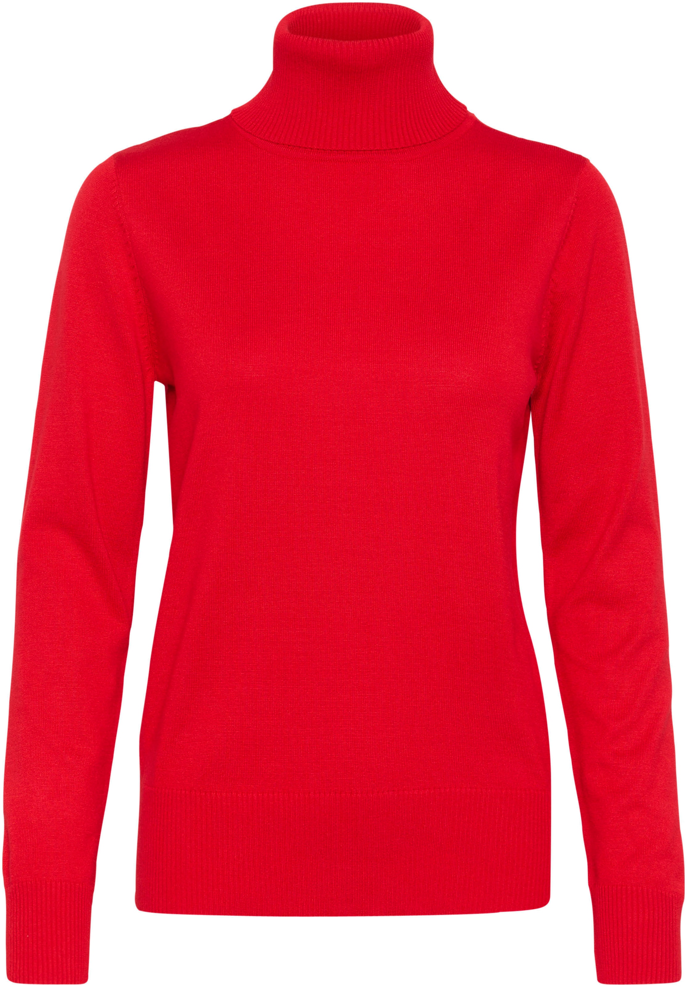 Saint Tropez Rollkragenpullover »J2046, MilaSZ Rollneck« Feinstrick mit Viskose, Classic fit