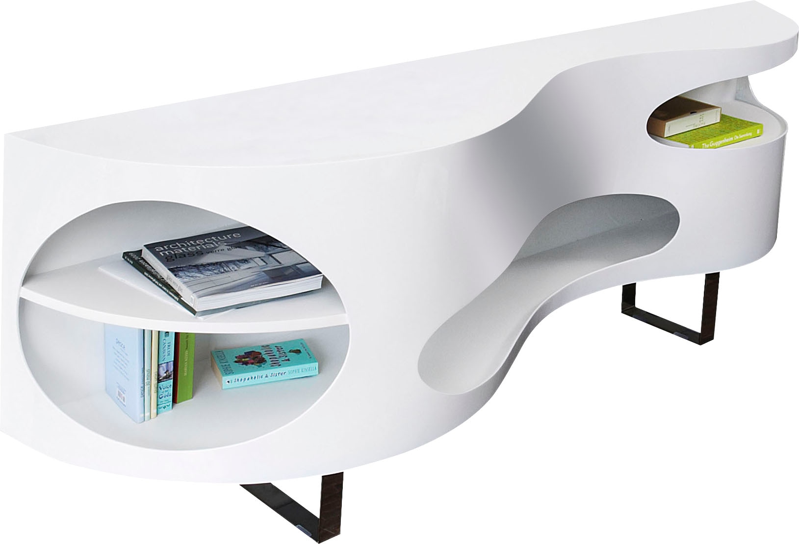 SalesFever Sideboard »Slough - Stilvolle Kommode« Kommode in extravaganter Form, Breite 200 cm