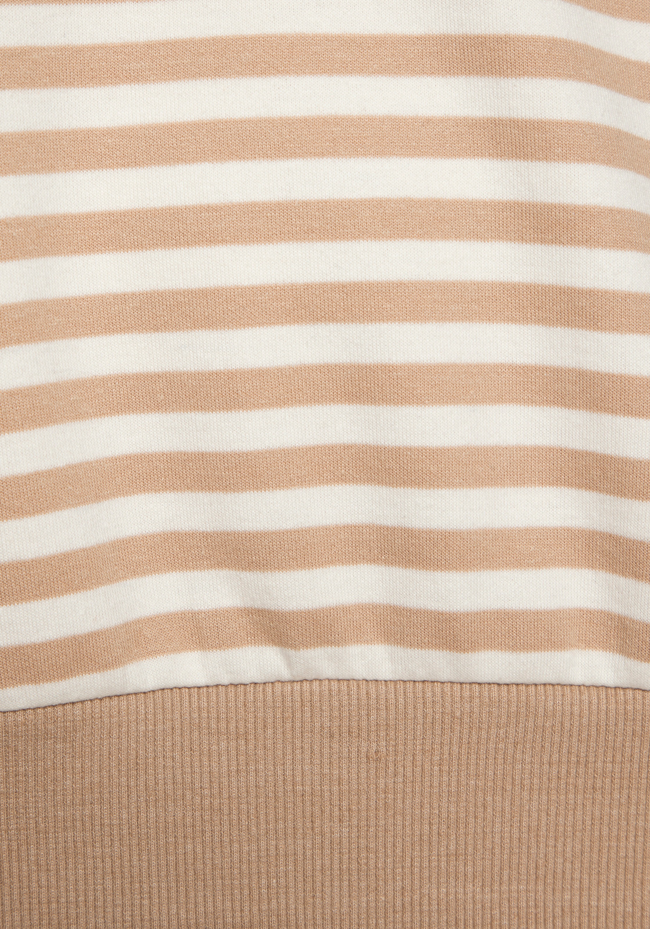 H.I.S Pull à capuche im Streifenlook mit grossen Print, Loungewear