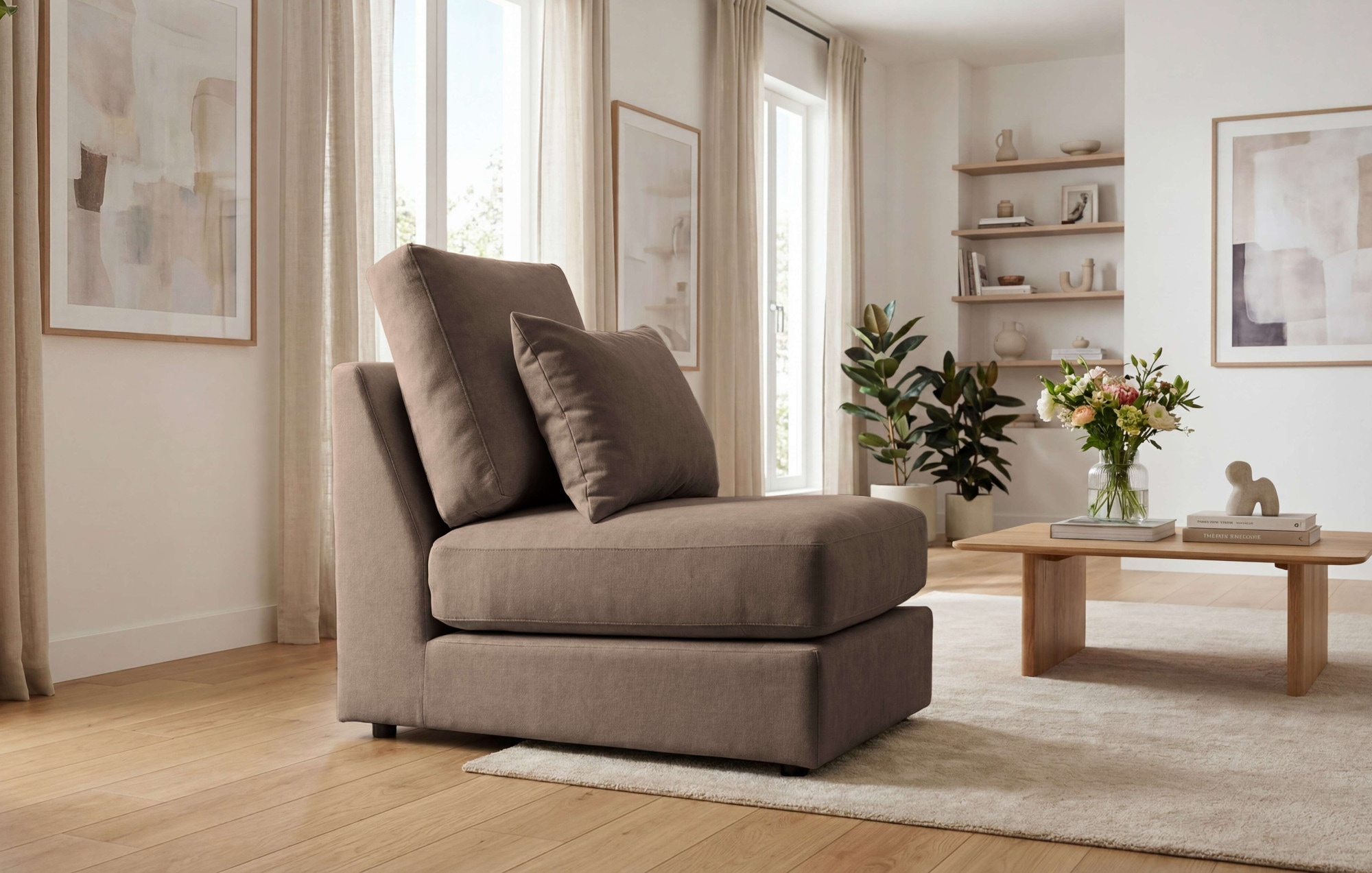 GOODproduct Fauteuil »Nivette, weiches Chenille« 96x66 cm, eine tolle Ergänzung zum Sofa
