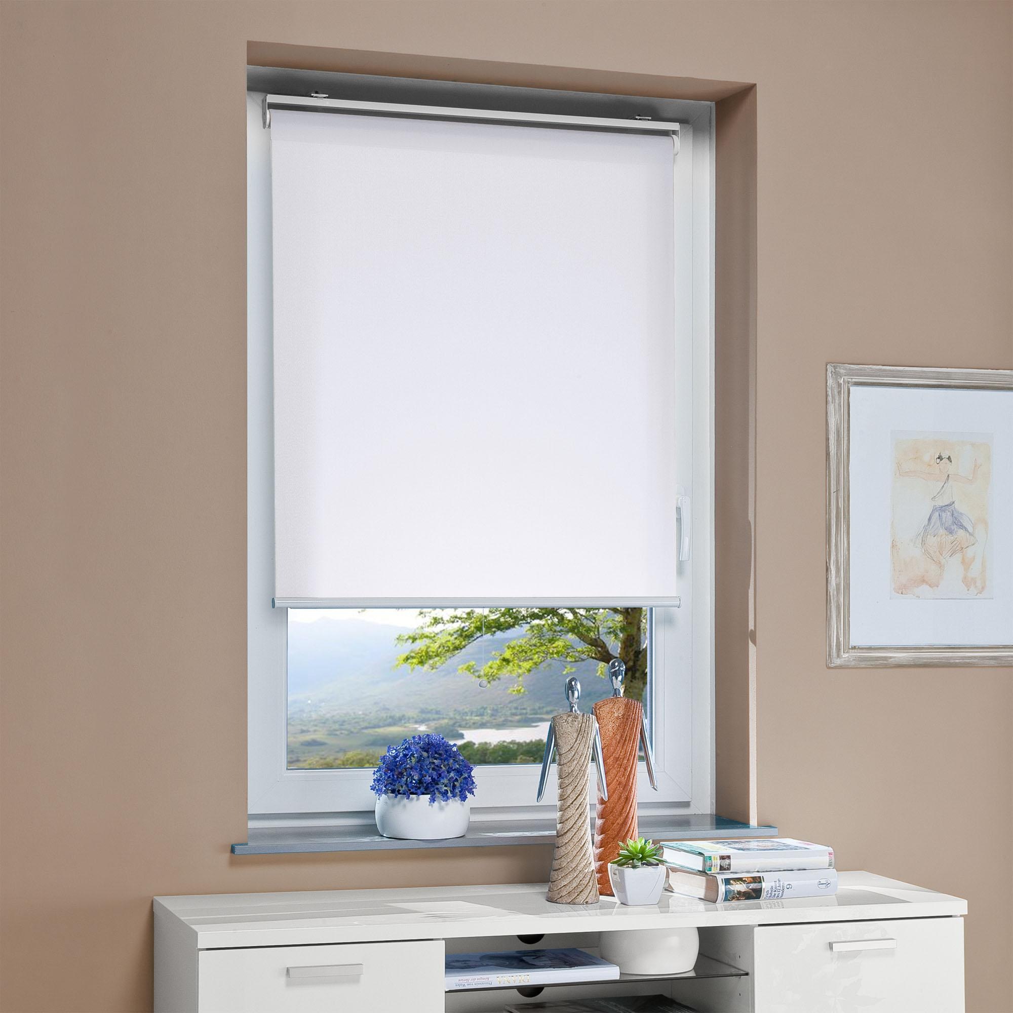 Liedeco Springrollo »Softrollo Mittelzugrollo Schnapprollo« Lichtschutz ohne Bohren