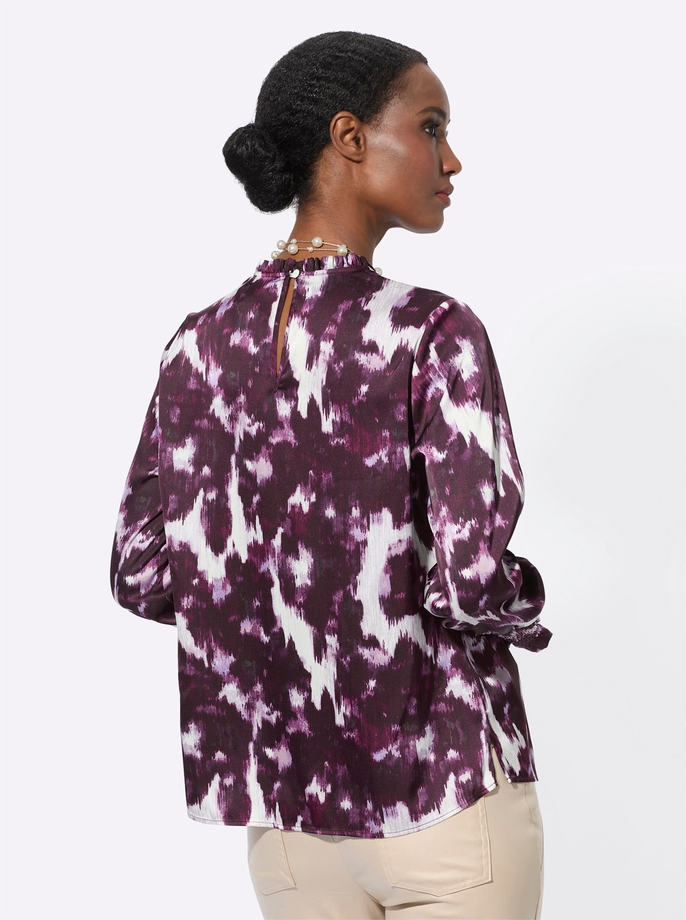 creation L Satinbluse