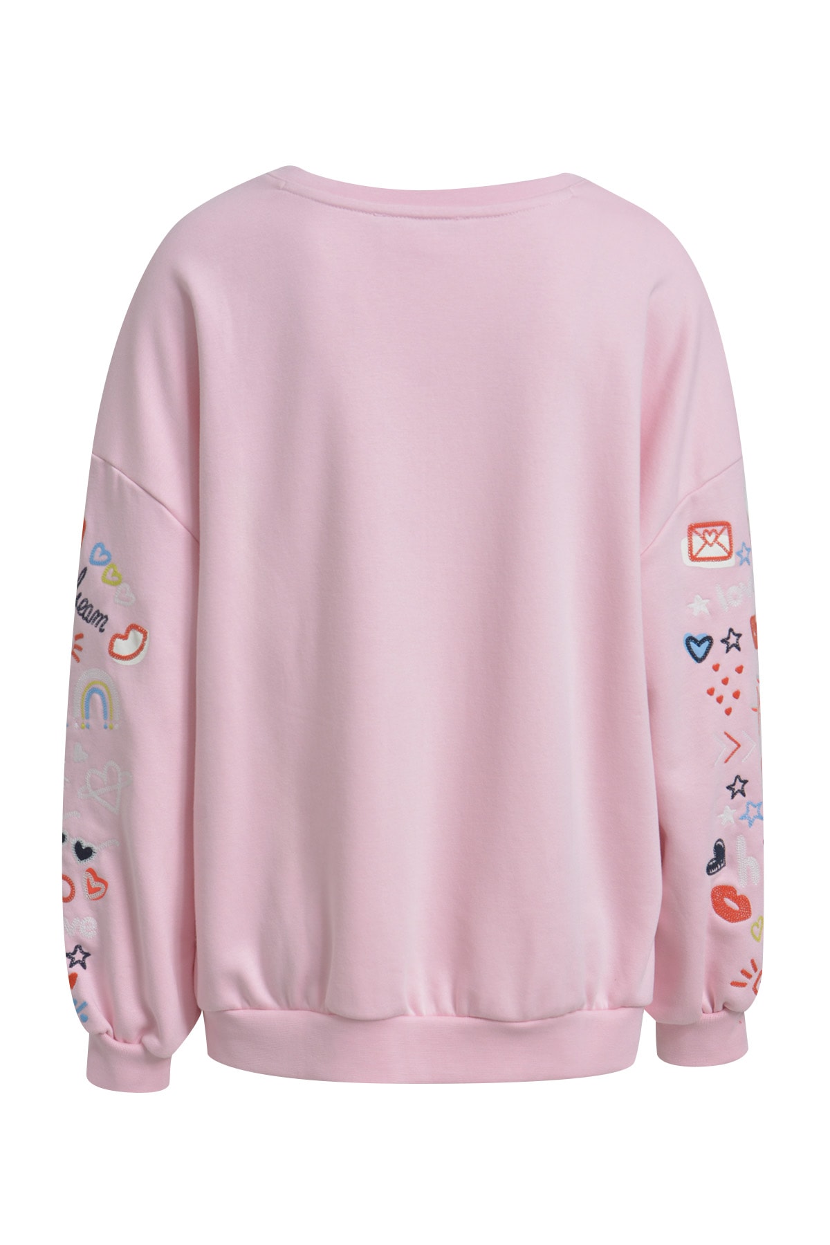 Smith & Soul Sweatshirt , mit V-Ausschnitt, Oversize, bestickt
