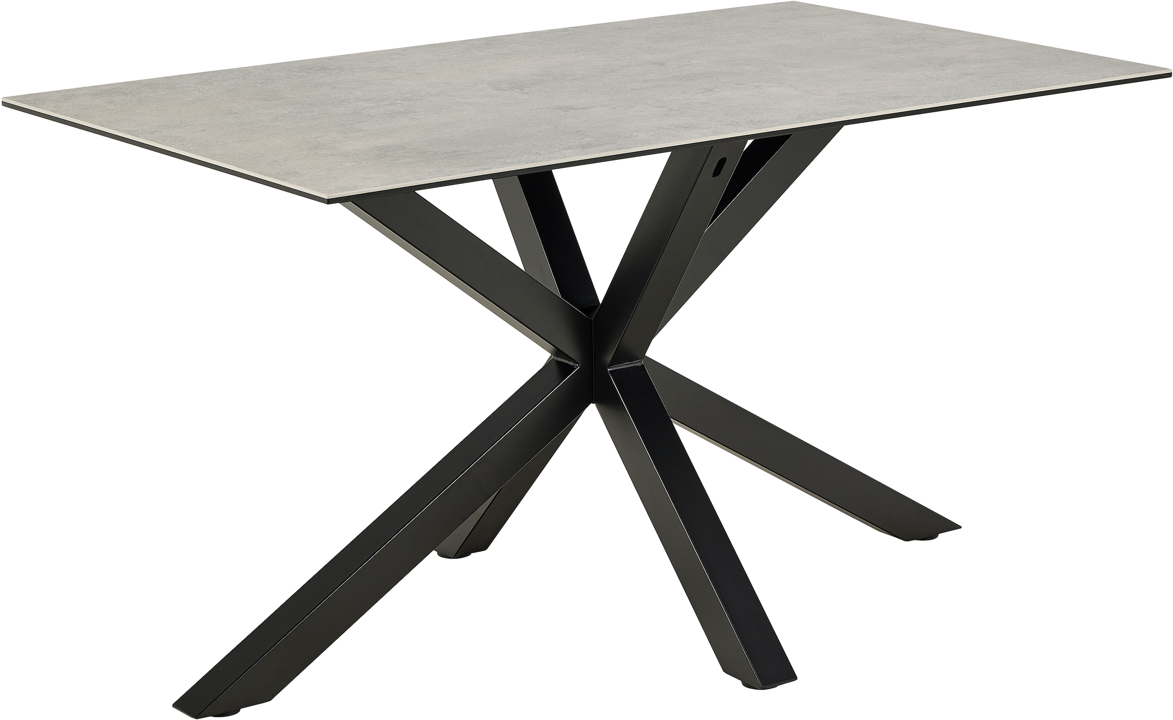 ACTONA GROUP Table de salle à manger »Heaven mit Keramikplatte & stabilem Stahlgestell, mehrere Varianten« Largeur : 135, 160 et 200 cm,  Table à manger design facile d'entretien – robuste, élégante & durable