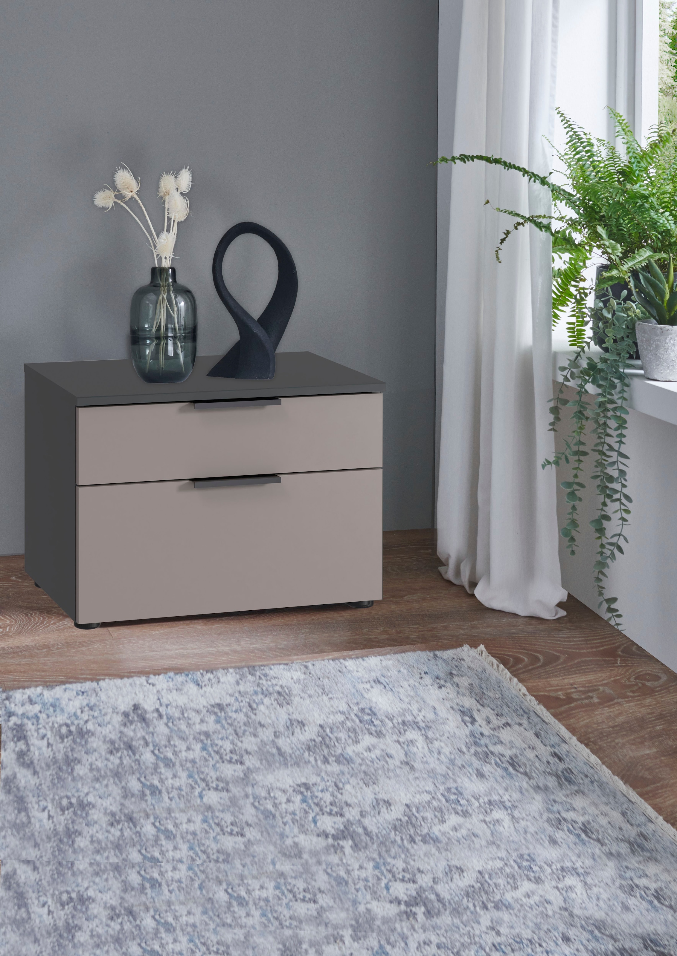 Wimex Table de nuit »Oxford by fresh to go, mit Schubladen, in 2 Grössen« 54cm breit,41cm tief, wahlweise in 2 Höhen,  Mit Soft-close Beschlägen