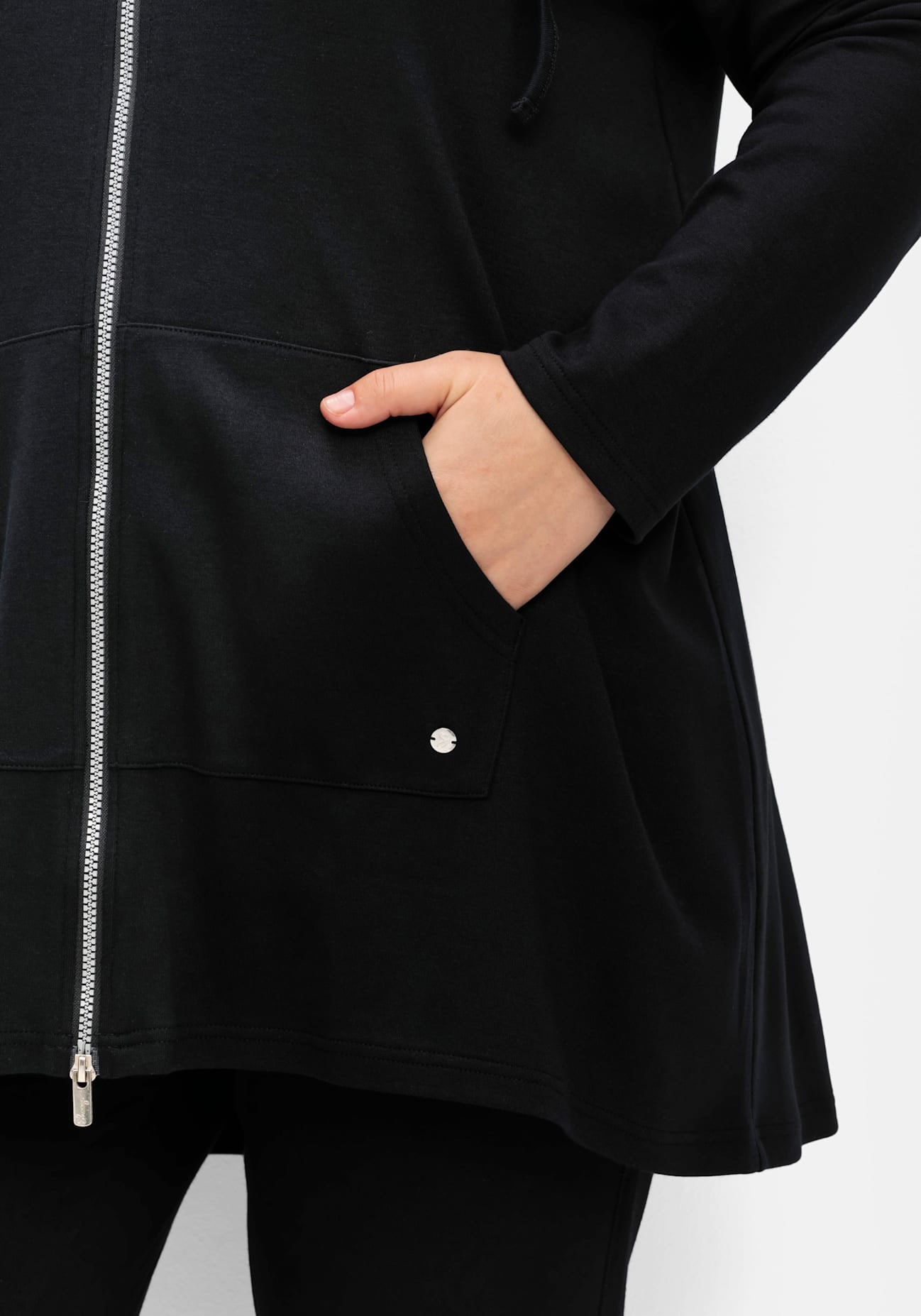 Sheego Shirtjacke »Sweatjacke« 1 Stk. tlg.