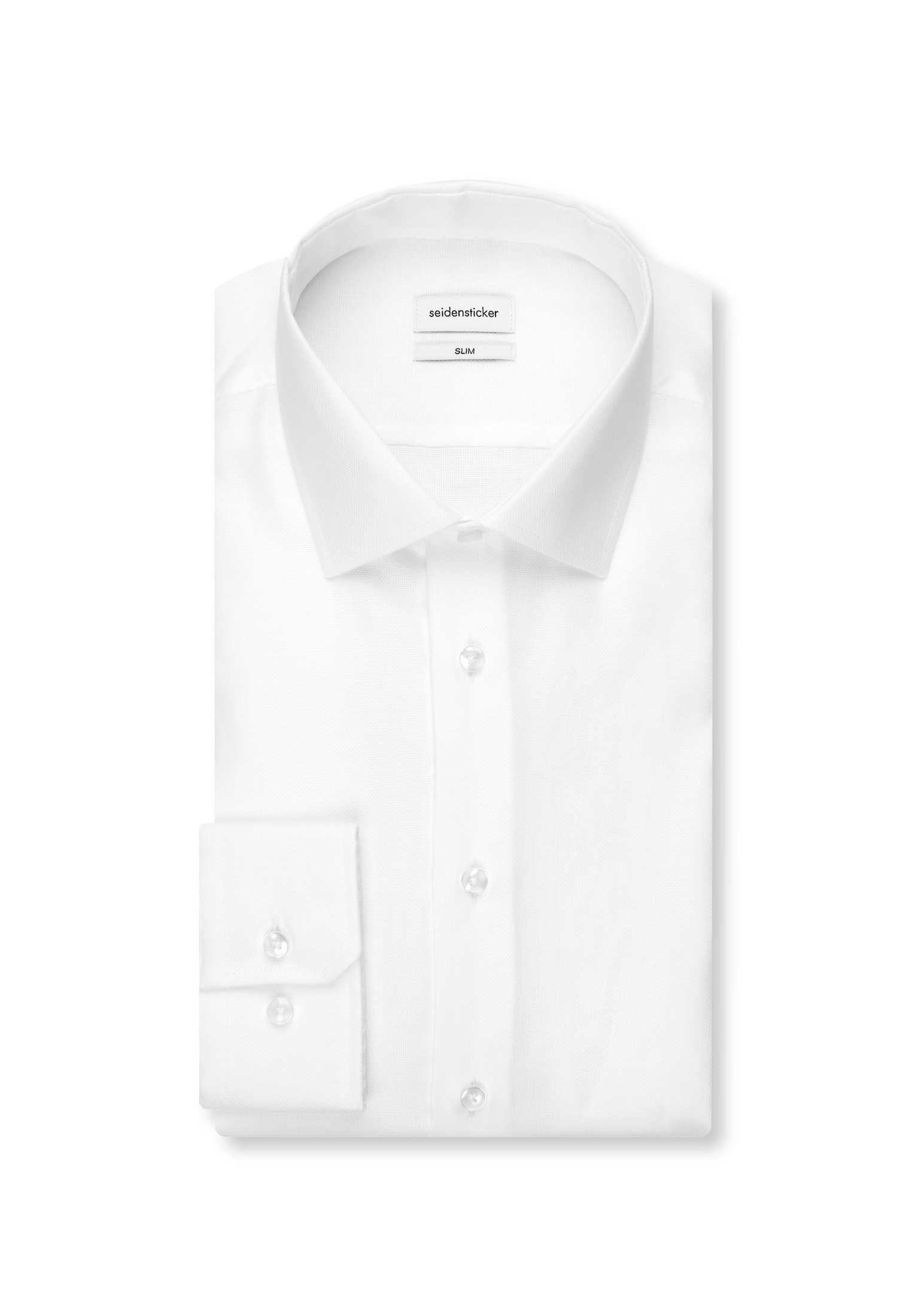 seidensticker Businesshemd »Slim« Slim 1/1 Extra lang Kentkragen Uni