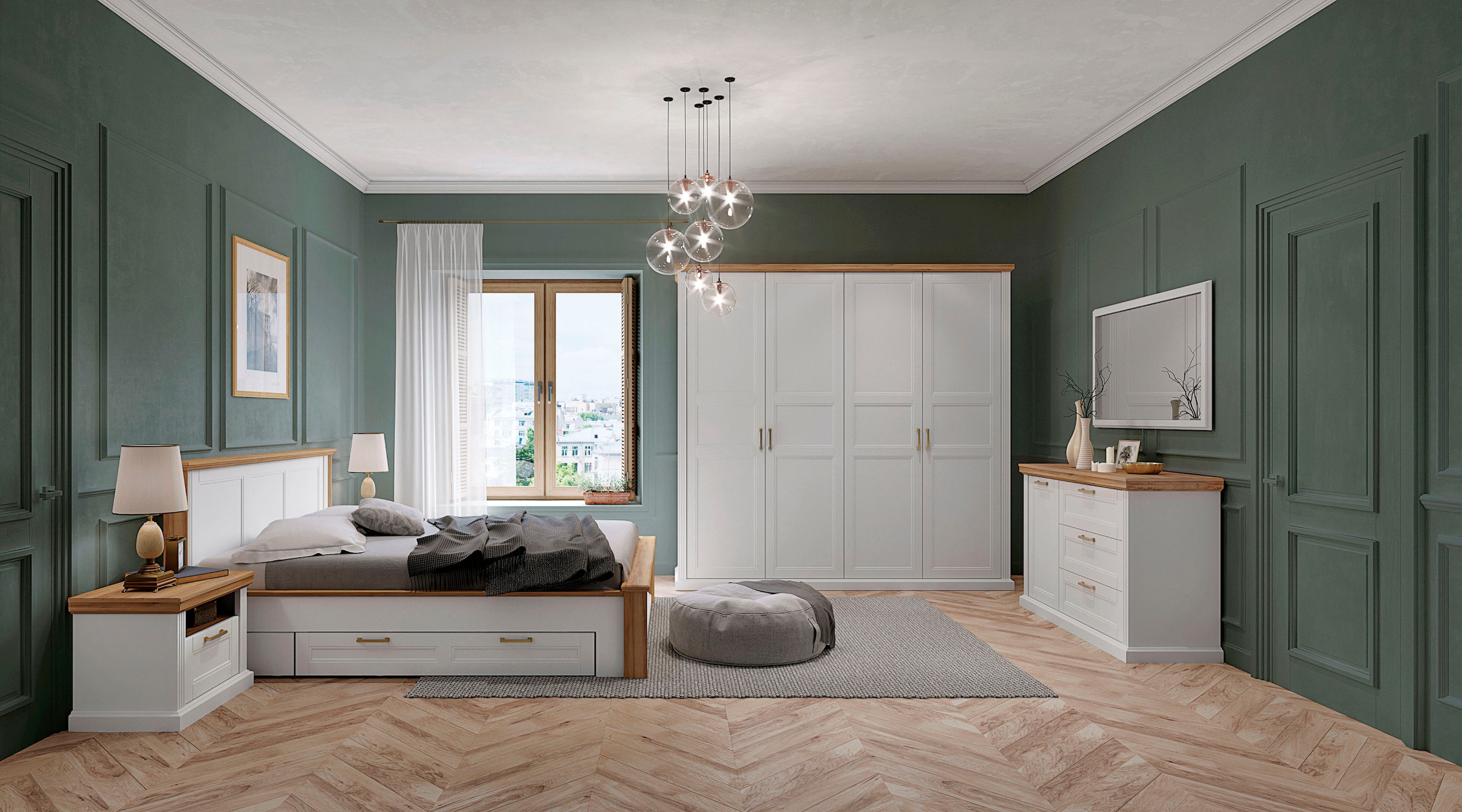 GOODproduct Tiroir de lit »Tara« pour lits Tara, sur roulettes