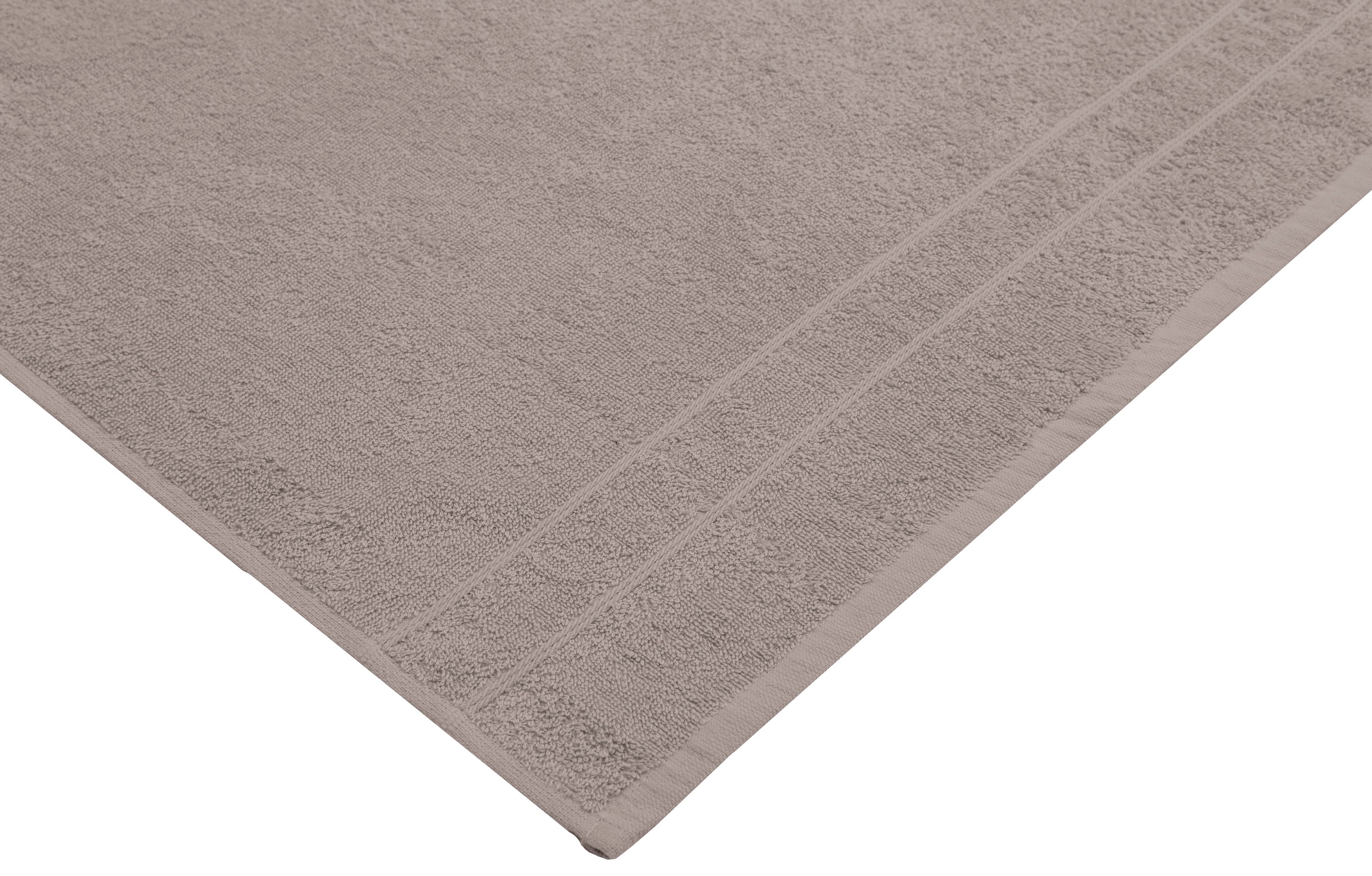 GOODproduct Handtuch Set »Inga, 8 tlg. Handtuch-Set 50x100cm« Handtücher mit feiner Bordüre, 100% Baumwolle, einfarbig, weich
