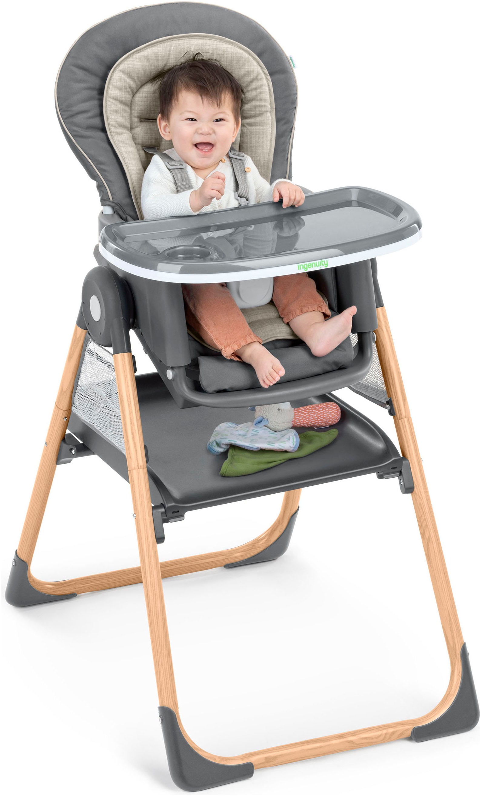 ingenuity Hochstuhl »Proper Positioner™ Create Up™ Multi-Mode Deluxe Folding Wesley™« () mit vielen verschieden Verwendungsmöglichkeiten