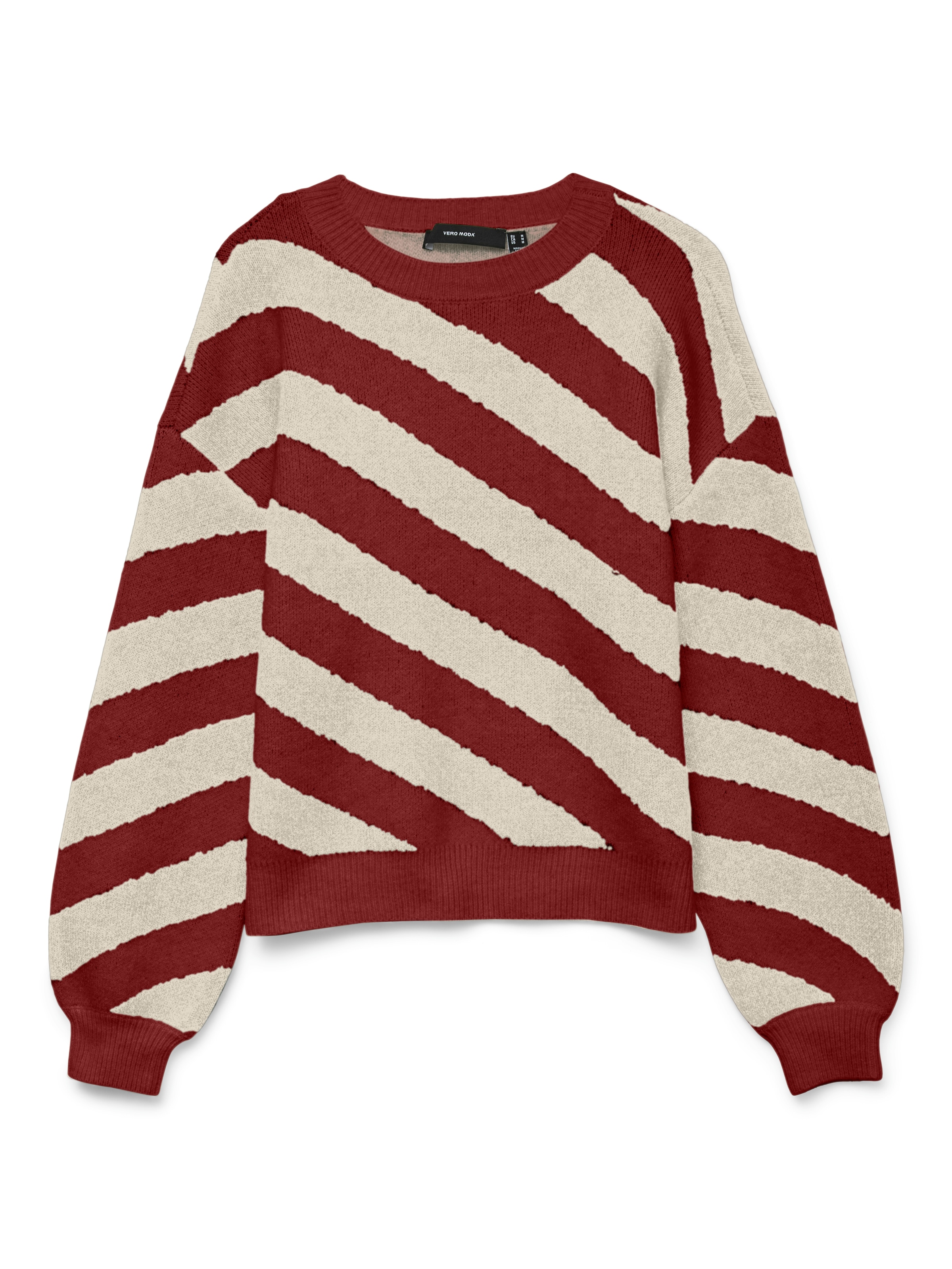 Vero Moda Pull à col rond »VMLARA LS O-NECK PULLOVER GA BOO REP«