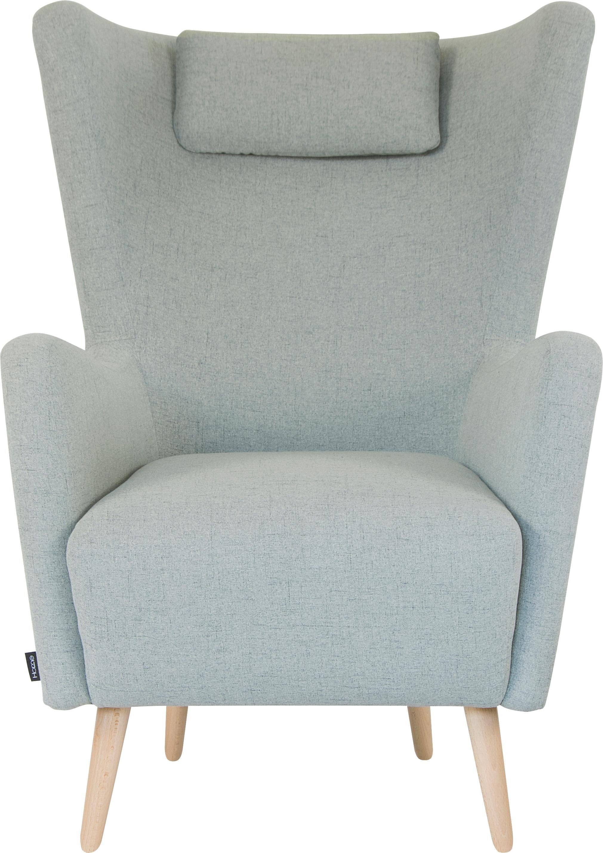 Home affaire Fauteuil »Telford auch in Fellimitat, Sessel B/T/H: 77/92/106 cm« wahlweise mit und ohne Hocker, in vielen Bezugsqualitäten, Ohrensessel
