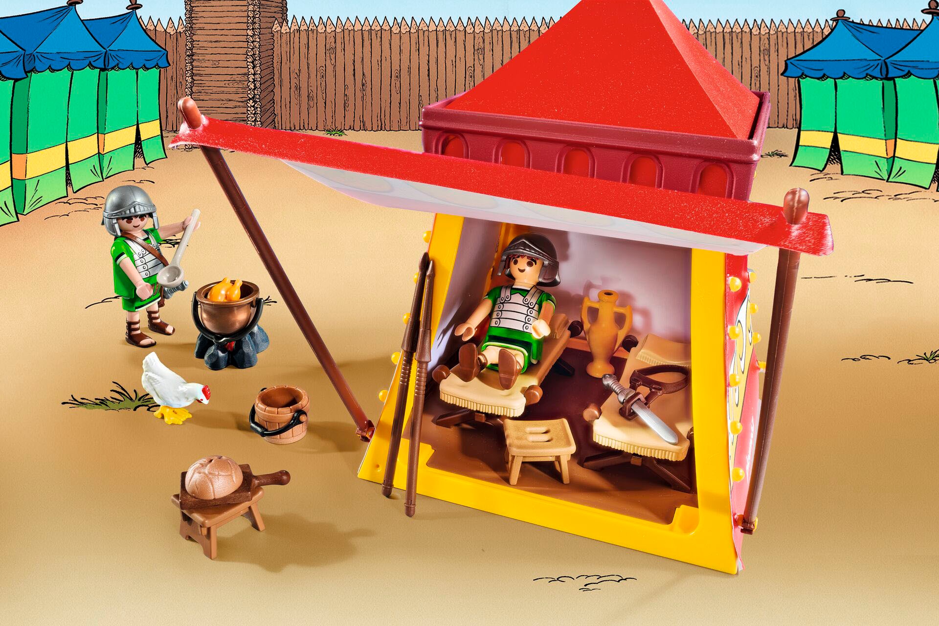 Playmobil® Konstruktions-Spielset »Asterix: Legionärszelt (71829), Playmobil Asterix« Made in Europe