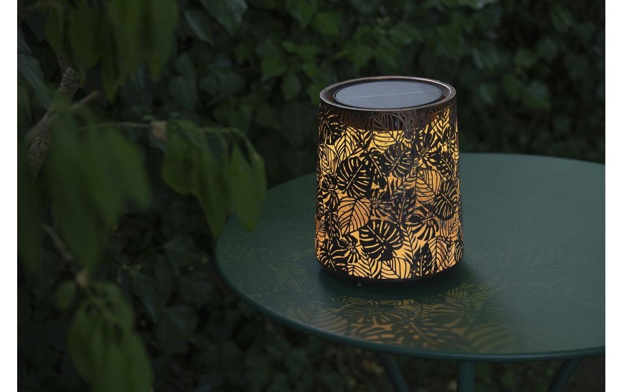 STT Laterne »Antic Mini Jungle Bronze« Dekorative Solar-Laterne aus Metall für Drinnen und Draussen