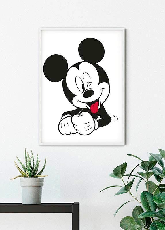 Komar Image »Mickey Mouse Funny« 1 cuis tlg. Wandbild zur Dekoration im Kinderzimmer - ohne Rahmen