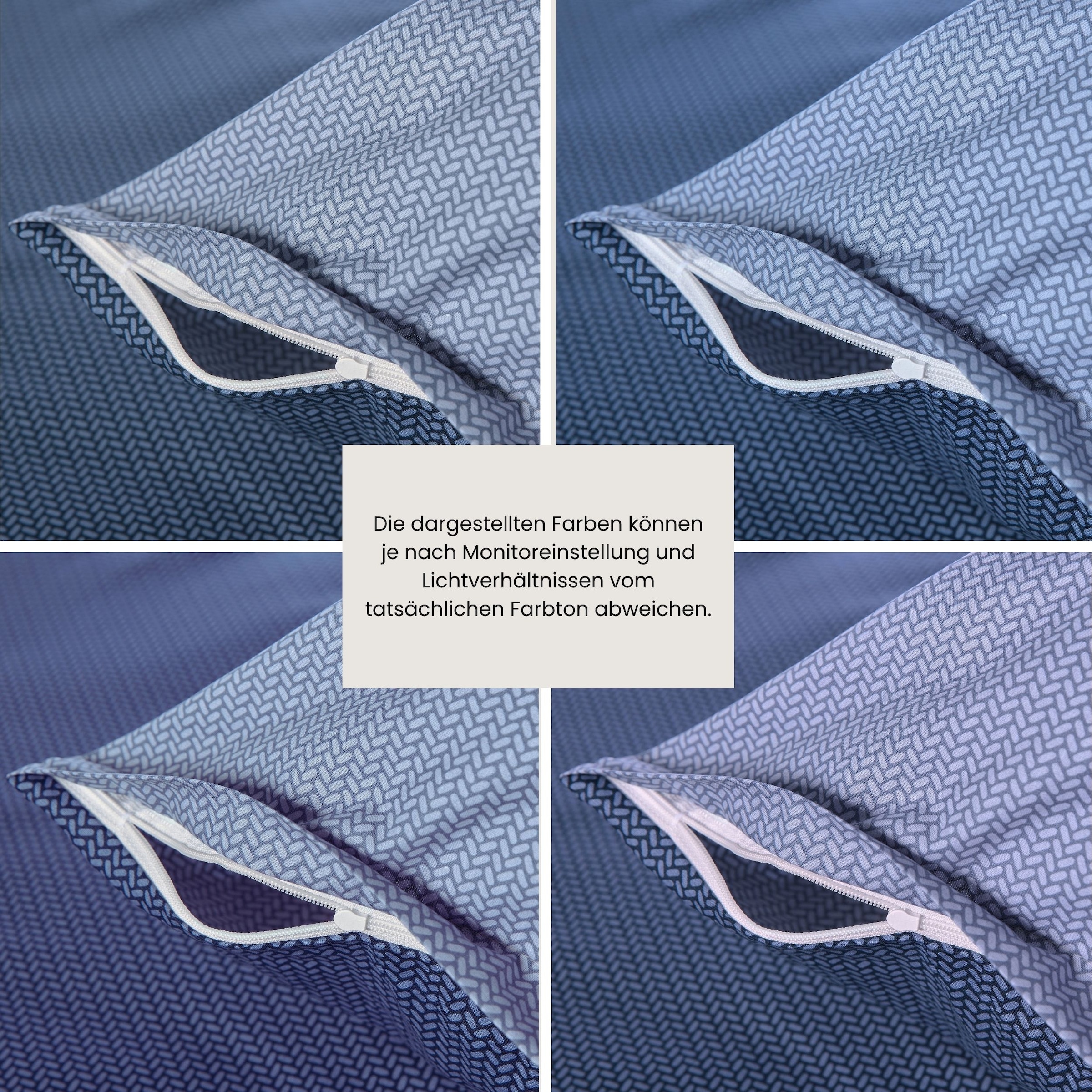 Schiesser Linge de lit »Silva in einem simplen Minimaldessin in angesagter Strickoptik« 2 cuis MADE IN GREEN by OEKO-TEX®