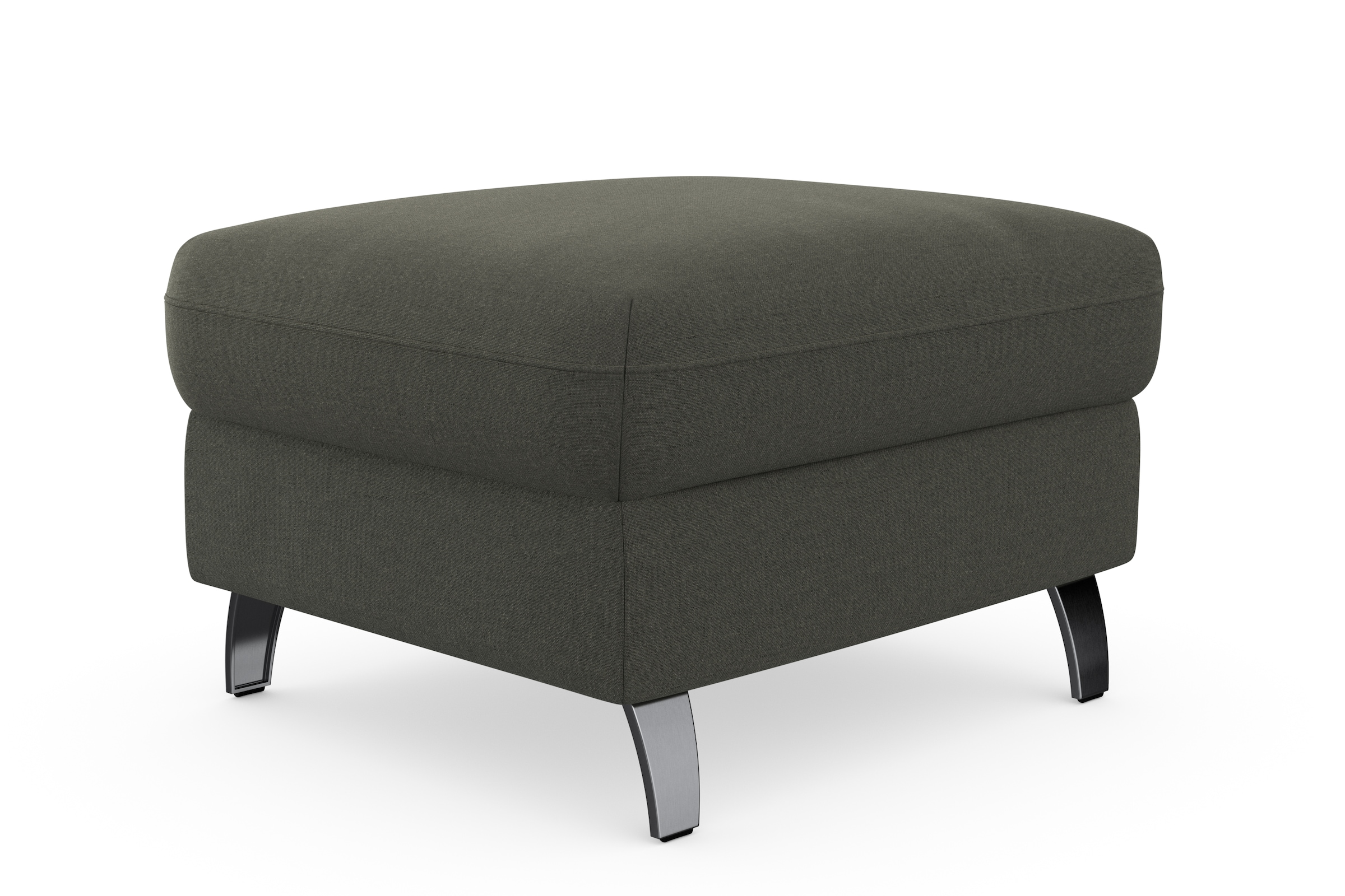 sit&more Tabouret de rangement »Grenoble« avec espace de rangement et pieds satinés