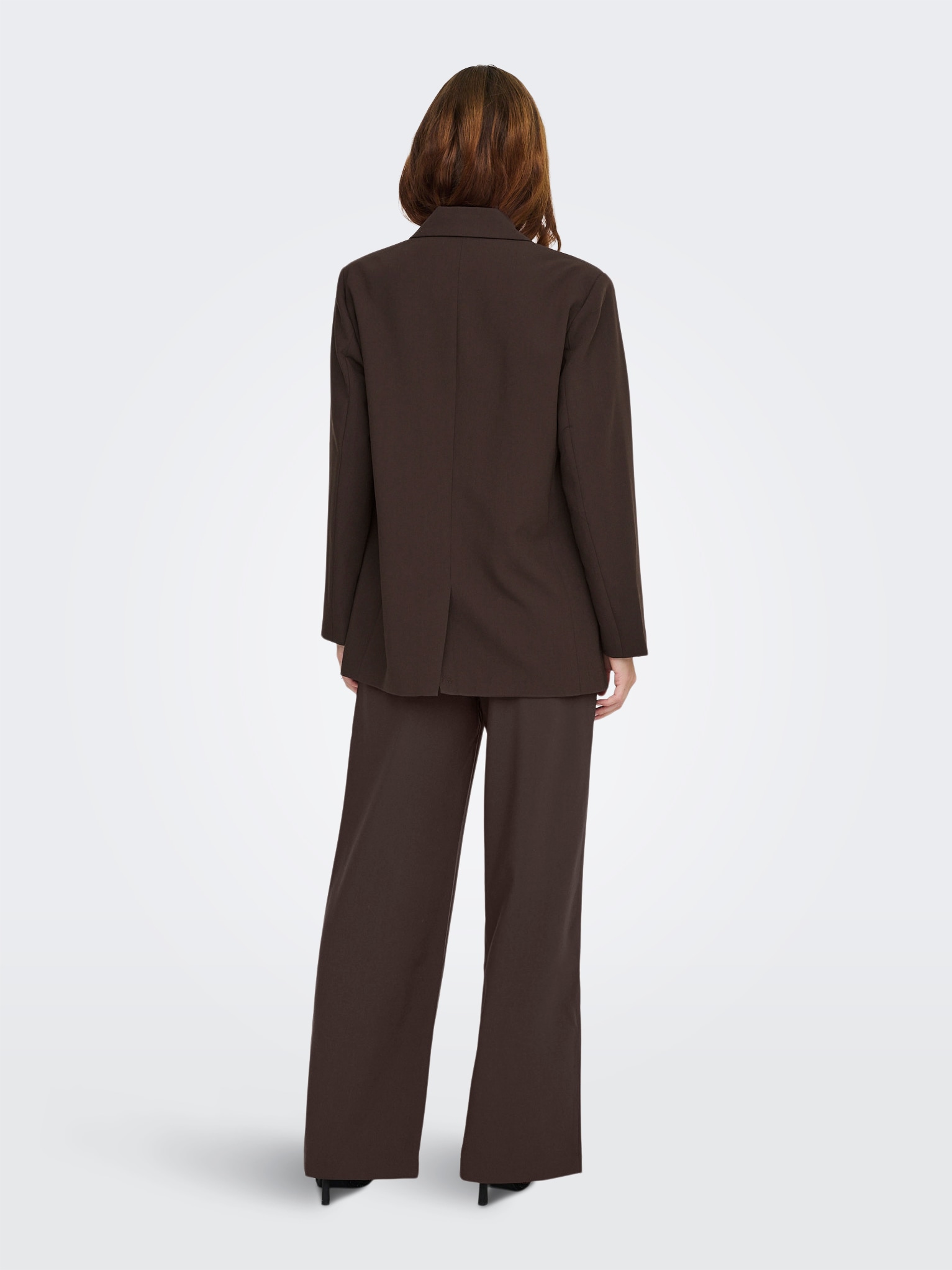 ONLY Blazer long »ONLLINDA-RAVEN L/S BF BLAZER TLR NOOS« Mélange de matériaux, oversize