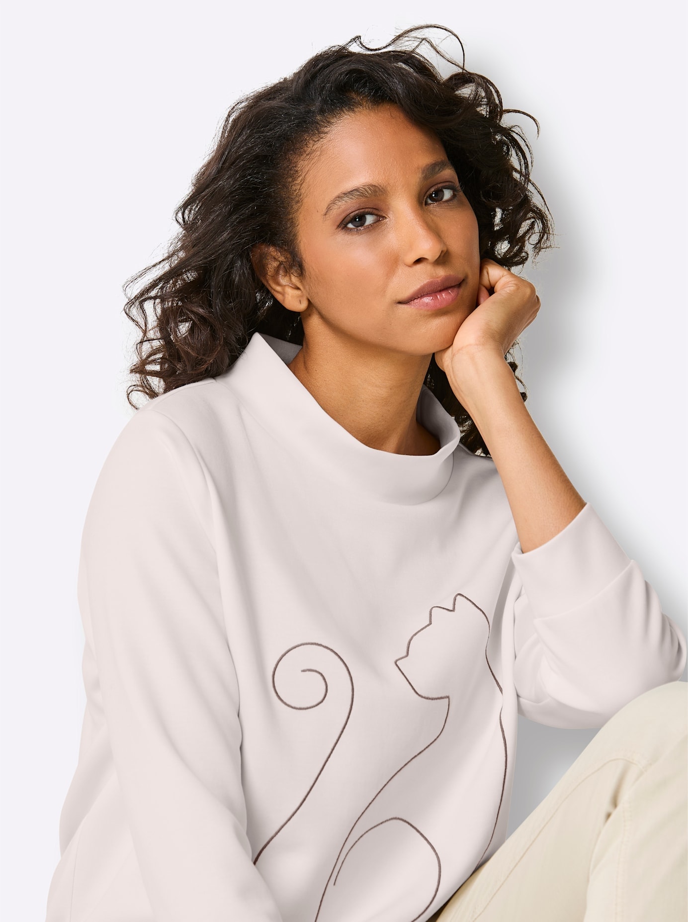 CREATION L PREMIUM T-shirt à manches 3/4 »Modal-Mix-Shirt« 1 pièces