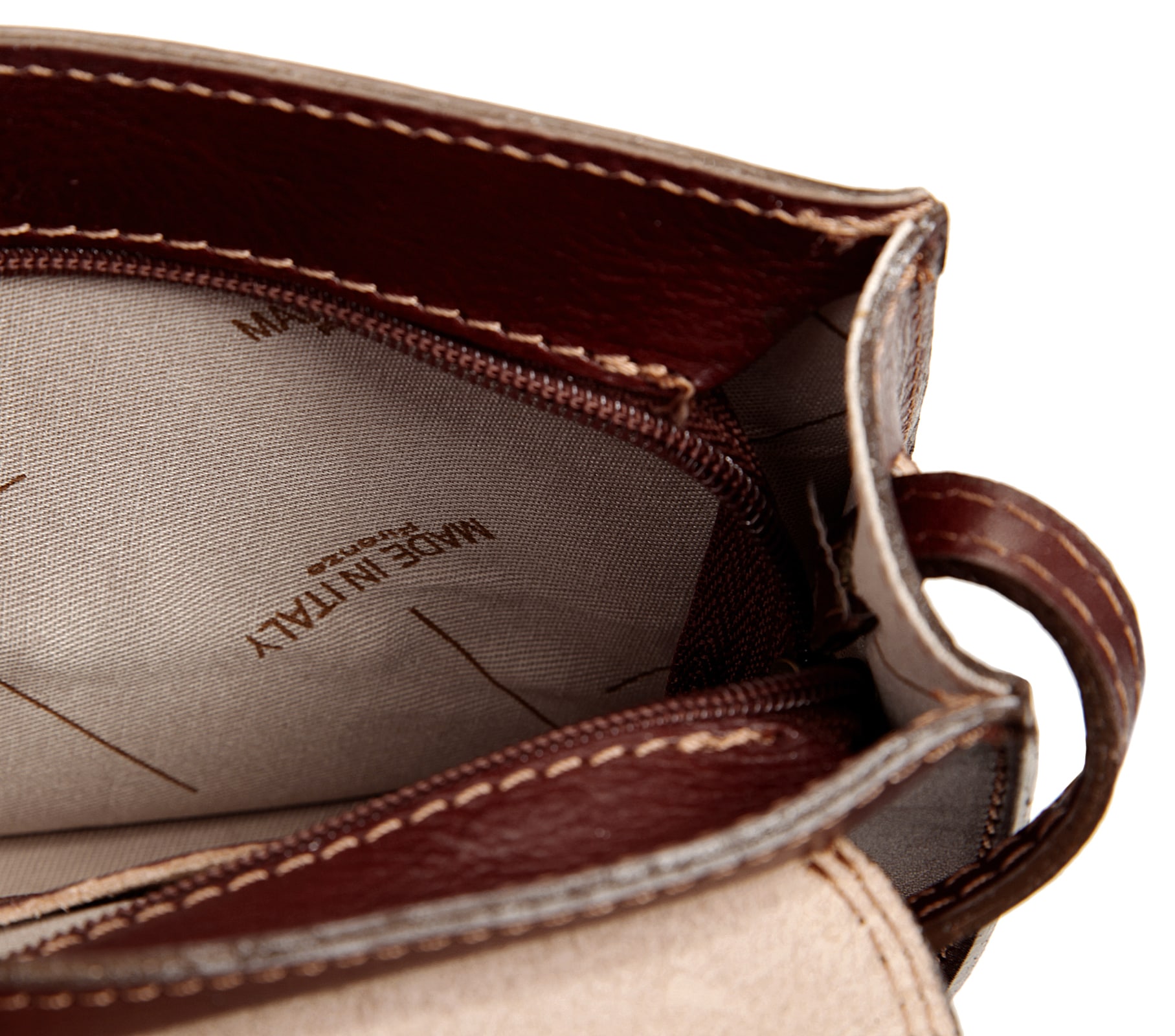 Piké Sac à bandoulière echt Leder, Made in Italy