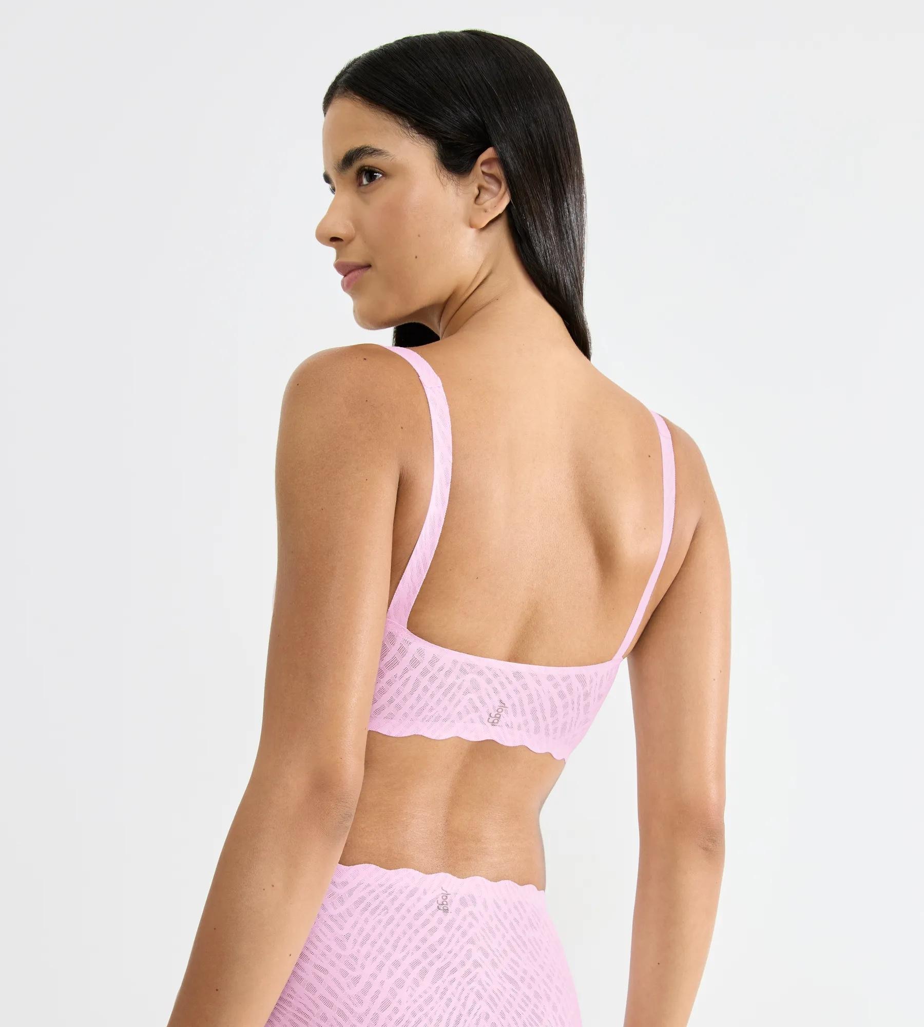 sloggi Bustier »ZERO Feel Bliss« mit herausnehmbaren, atmungsaktiven Pads und Stretch-Spitze