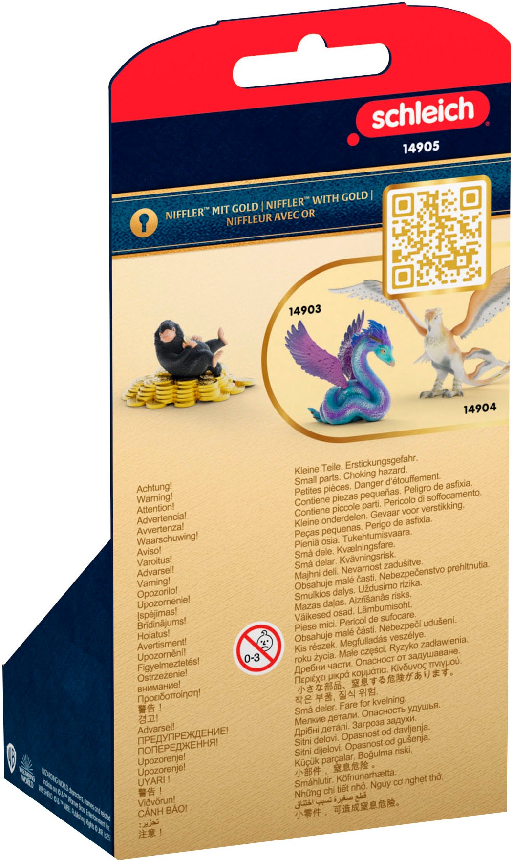 Schleich® Spielfigur »WIZARDING WORLD, HARRY POTTER™, Niffler™ mit Gold (14905)«