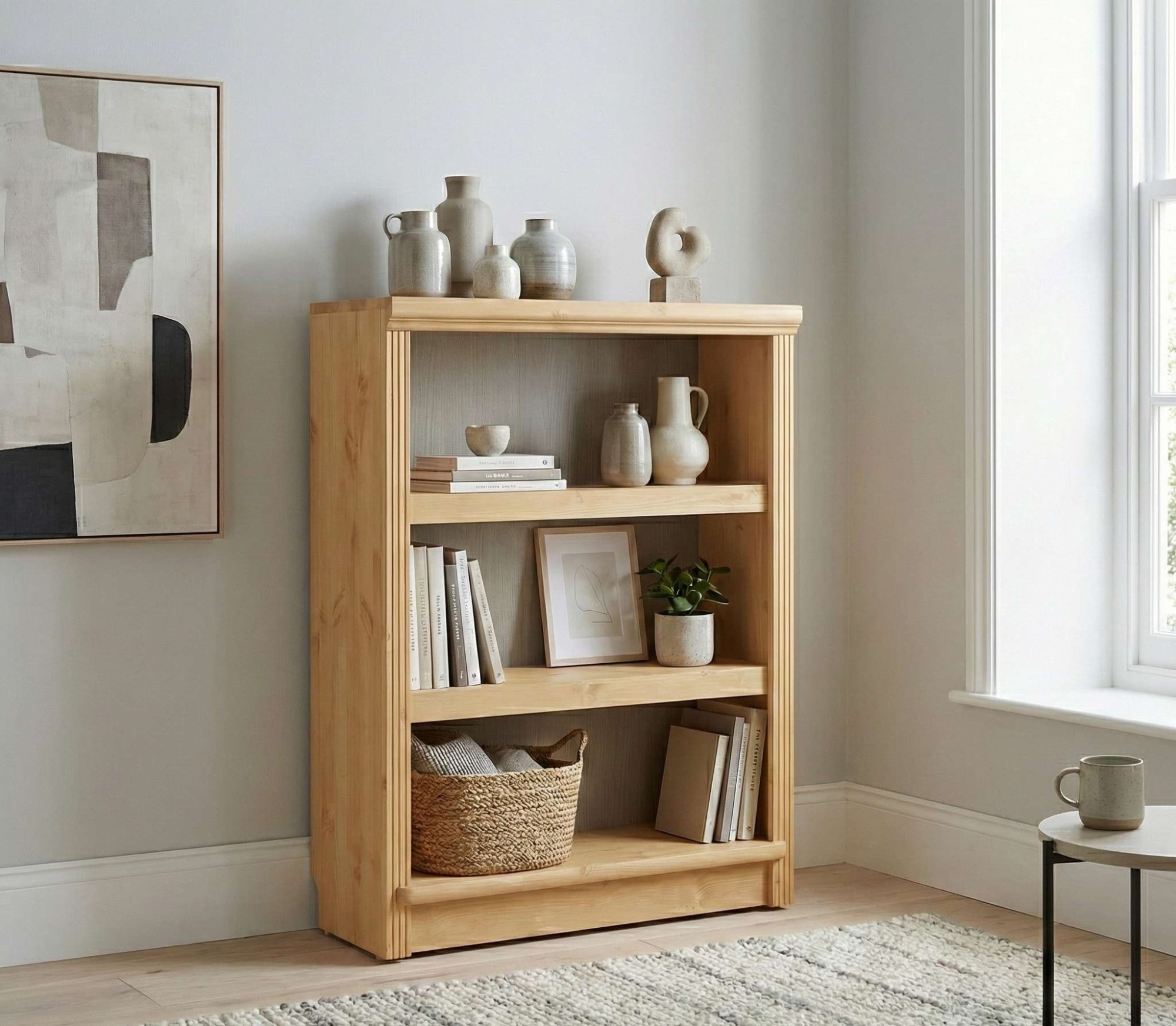 GOODproduct Standregal »Soeren Regal Bücherregal B/T/H: 80/29/97 cm« massive Kiefer, FSC®-zertifiziert