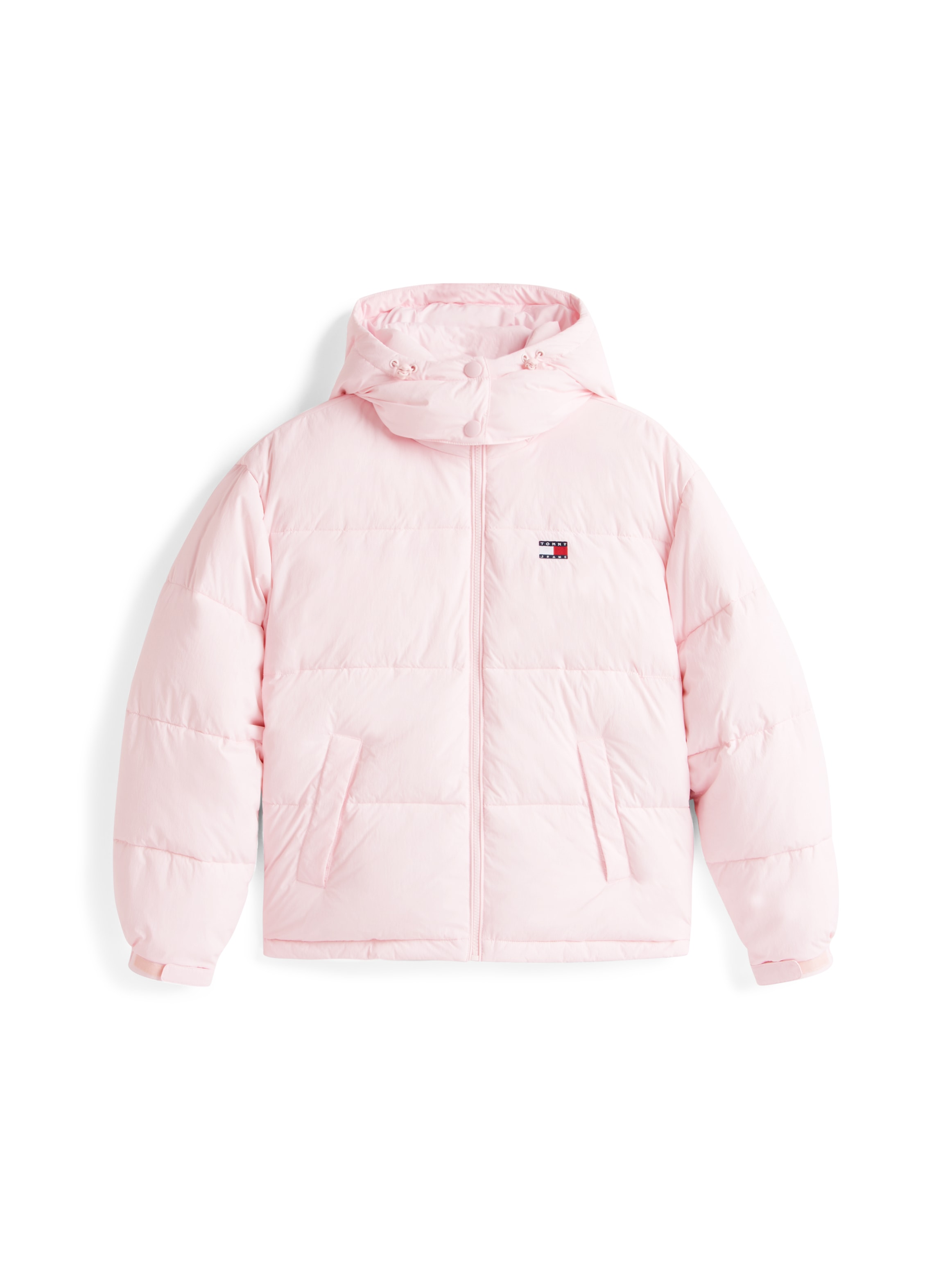 Tommy Jeans Veste matelassée »TJW OVS HOODED FLAG PUFFER EXT« avec capuche