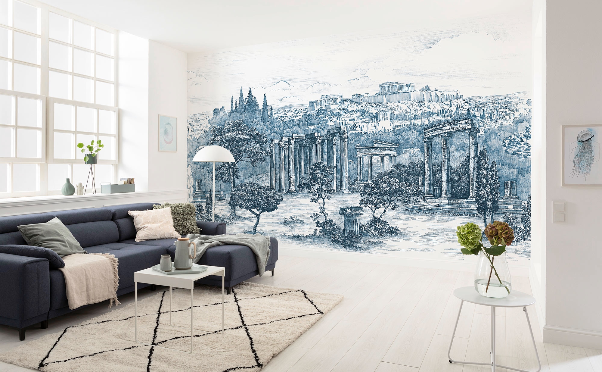 Komar Papier peint intissé »Digitaldruck Vlies -  Ruins - Grösse 400 x 250 cm« imprimé Wohnzimmer, Schlafzimmer