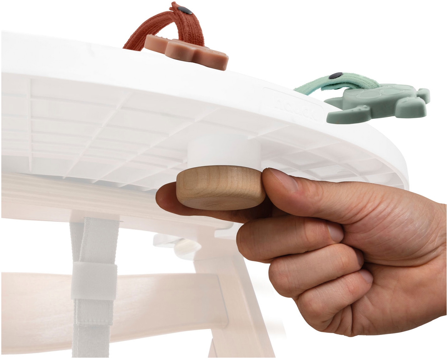 Hauck Puzzle »Play Puzzling S, Turtle & Flower« aus Holz; für Hauck Play Tray; FSC® - schützt Wald