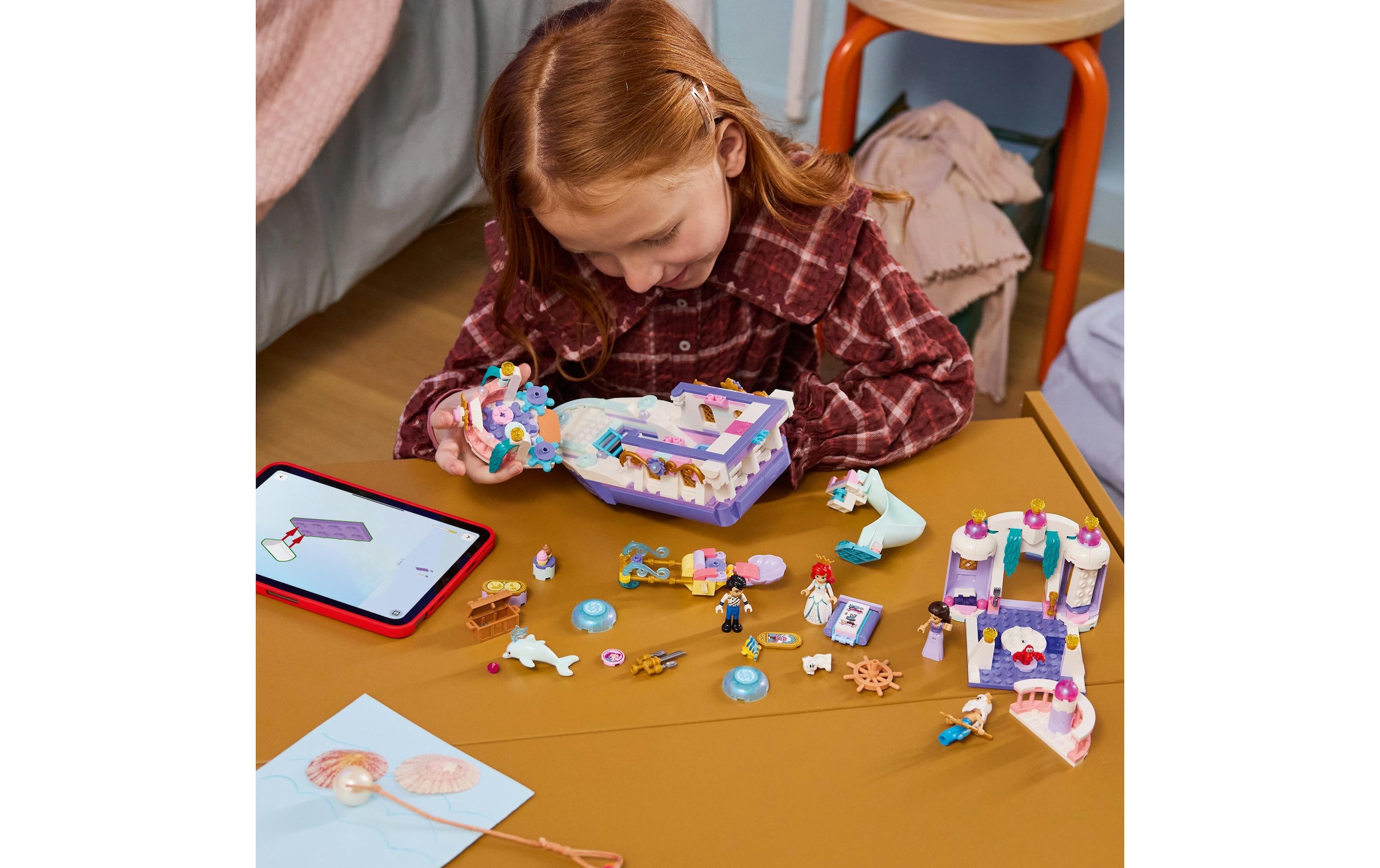 LEGO® Pions de construction »Arielles Königliches Hochzeitsboot (43299), LEGO Disney Princess« fabriqué en Europe