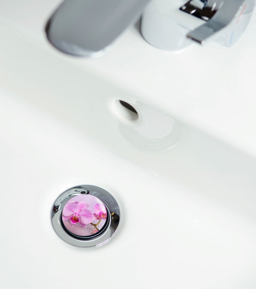 Sanilo Badaccessoire-Set »Blooming« bestehend aus WC-Sitz, Badteppich und Waschbeckenstöpsel