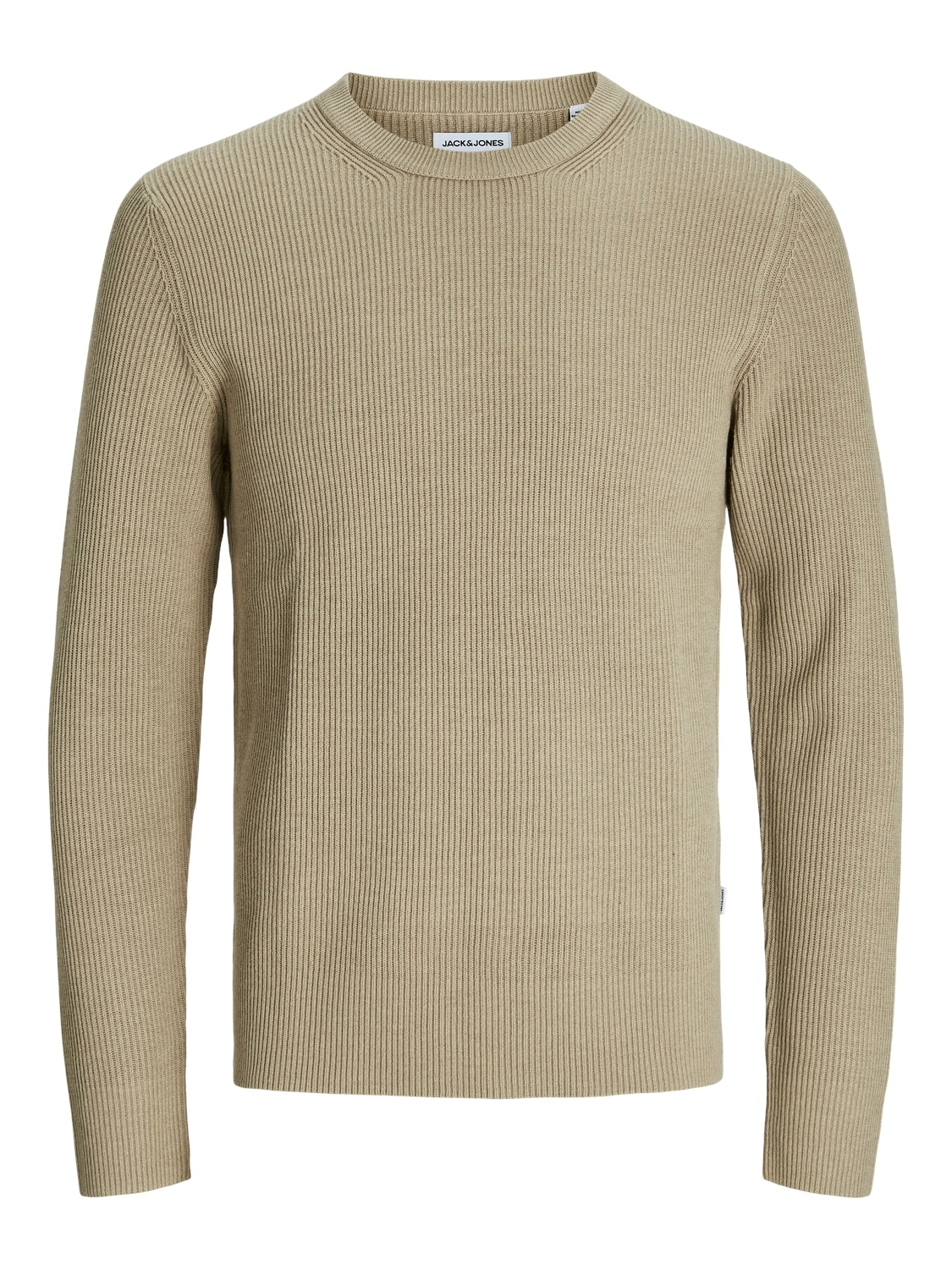 Jack & Jones Rundhalspullover »JJEPERFECT – Pullover mit pflegeleichter Qualität, Structure Fit« unifarben, modisch, regular fit, Strick, Rundhals
