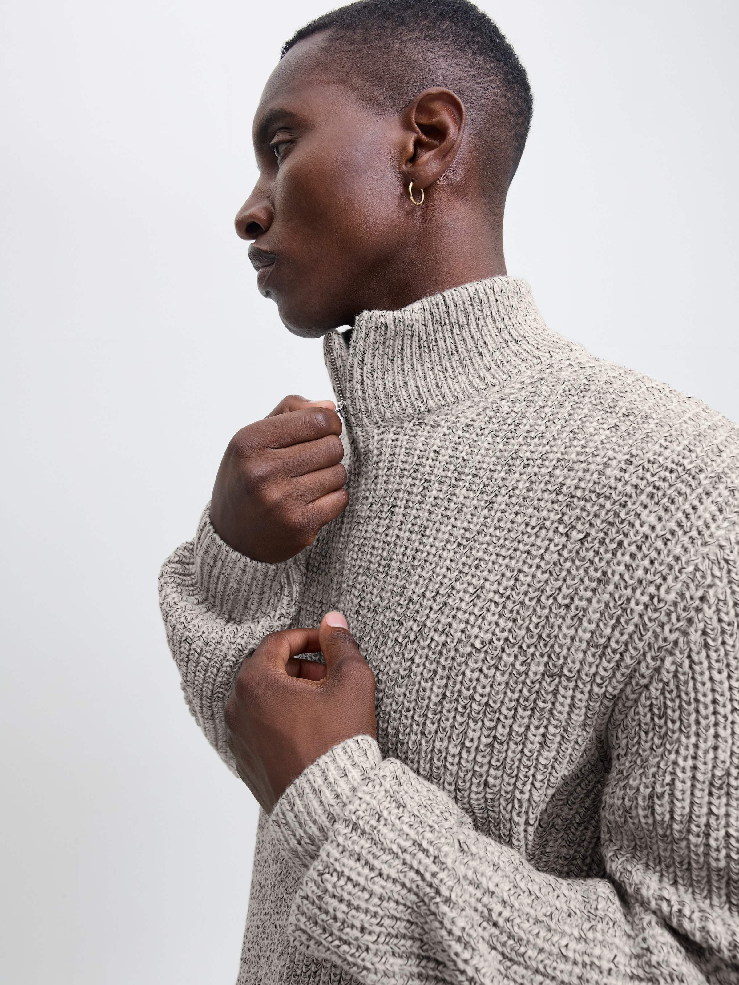 Jack & Jones Troyer »JORBLEECKER KNIT HALF ZIP BF«