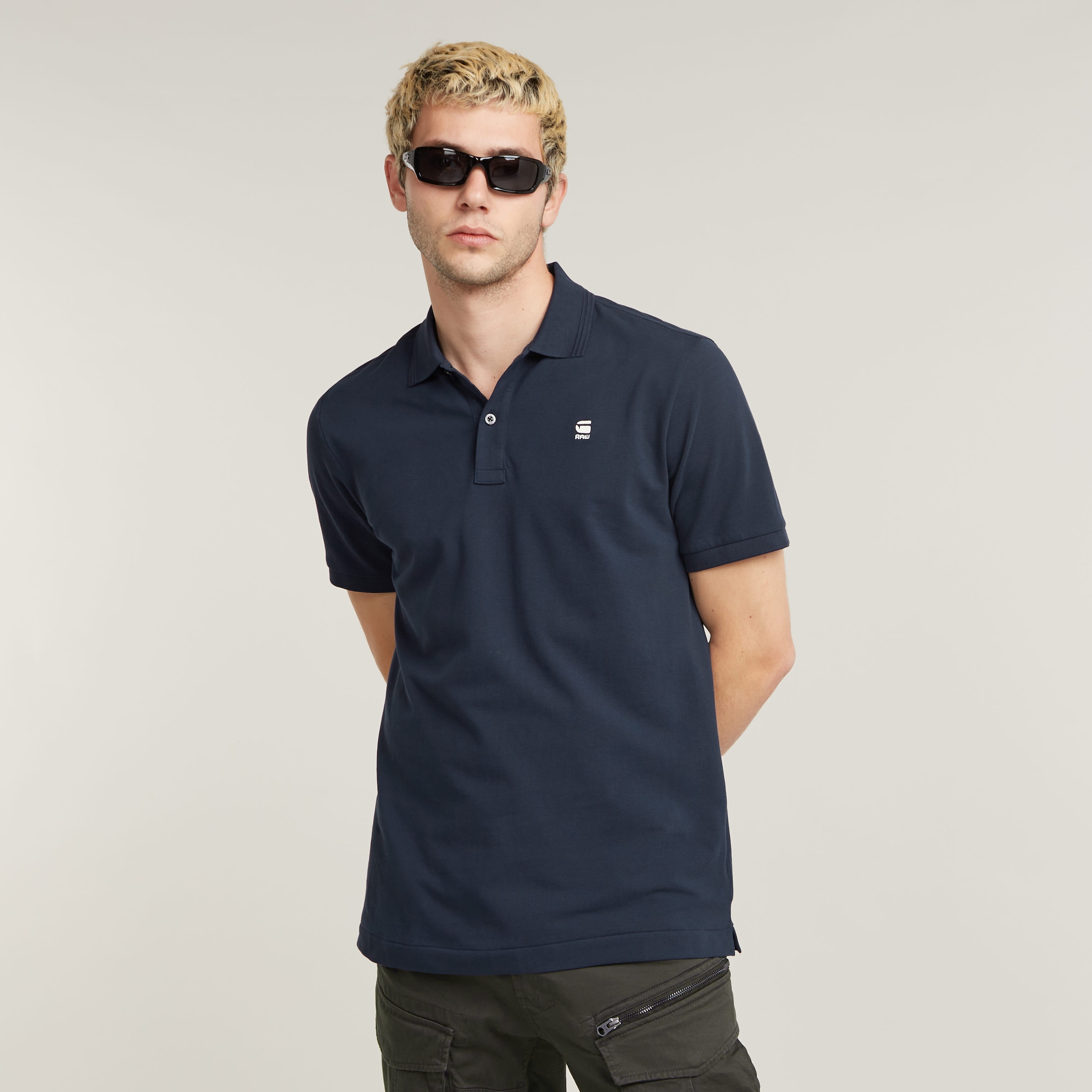 G-STAR Polo »Dunda Slim Fit« Logostickerei auf der Brust