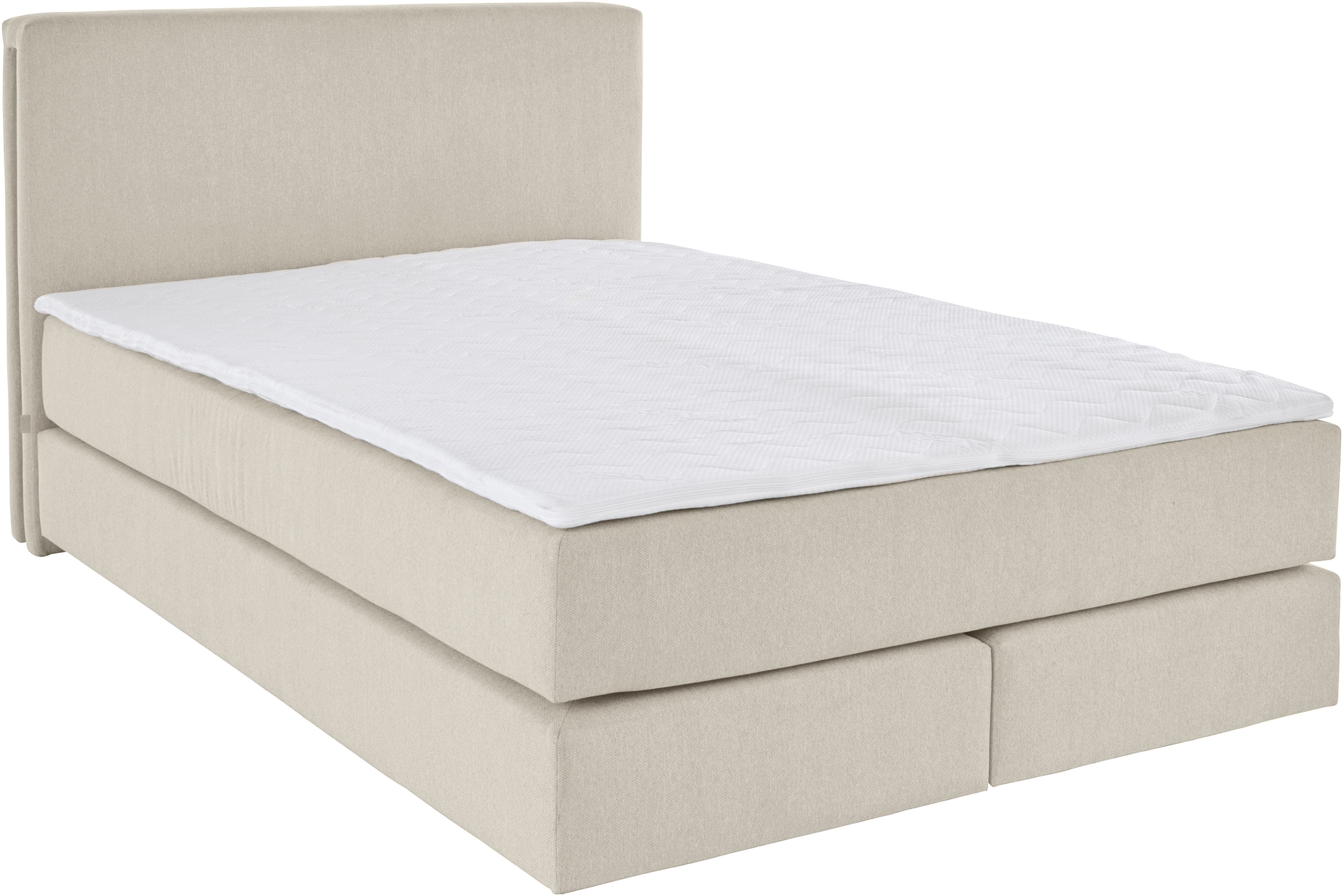 LeGer Home by Lena Gercke Lit boxspring »Zalia erhältlich in verschiedenen Breiten, inkl. Toppper« wahlweise mit Bonnell- oder 7-Zonen-Tonnentaschenfederkern